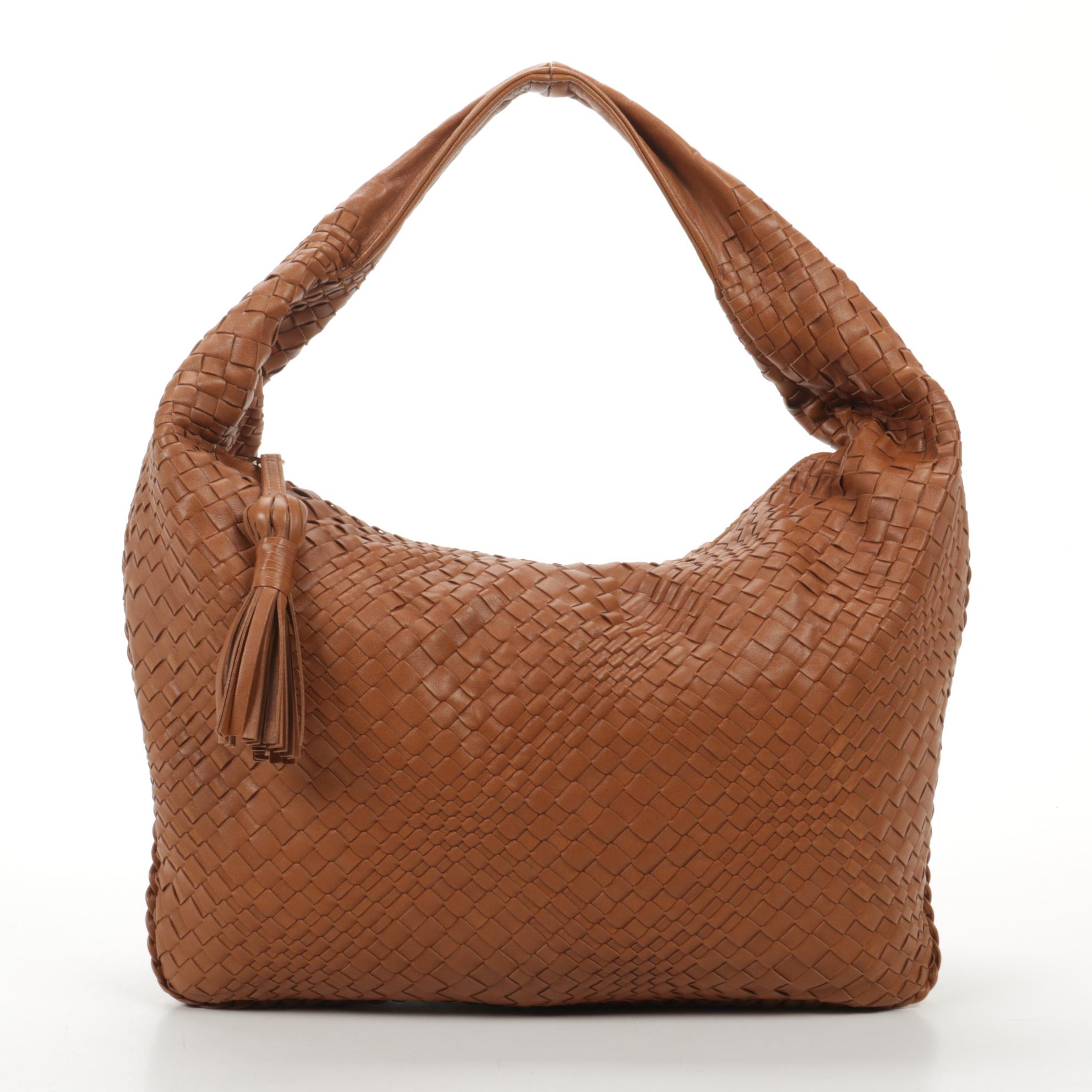 Coach Satchel in Beige Grained Leather with Umberto and Ombu Bags