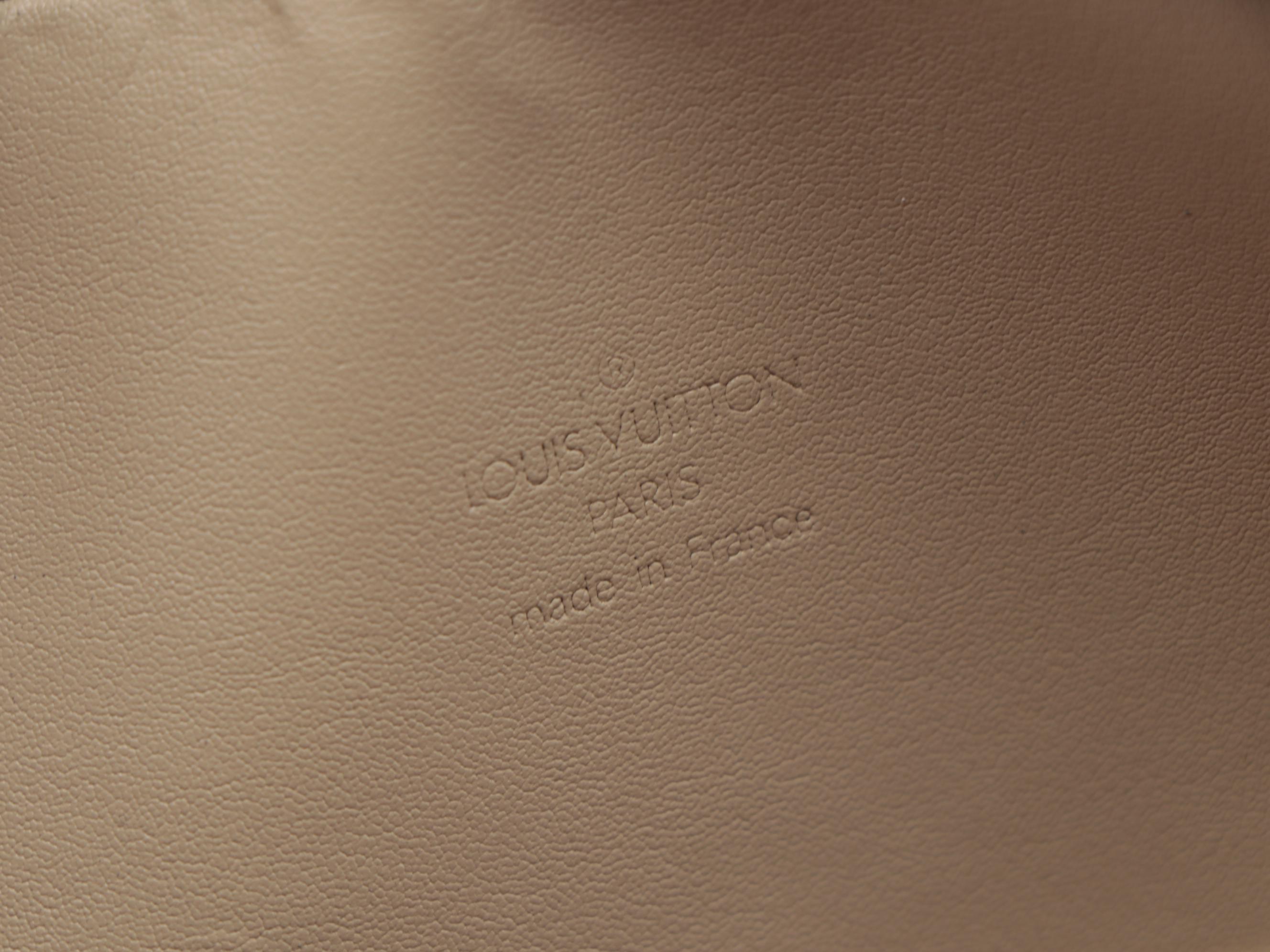 Louis Vuitton Tompkins Square Handbag in Mango Monogram Vernis