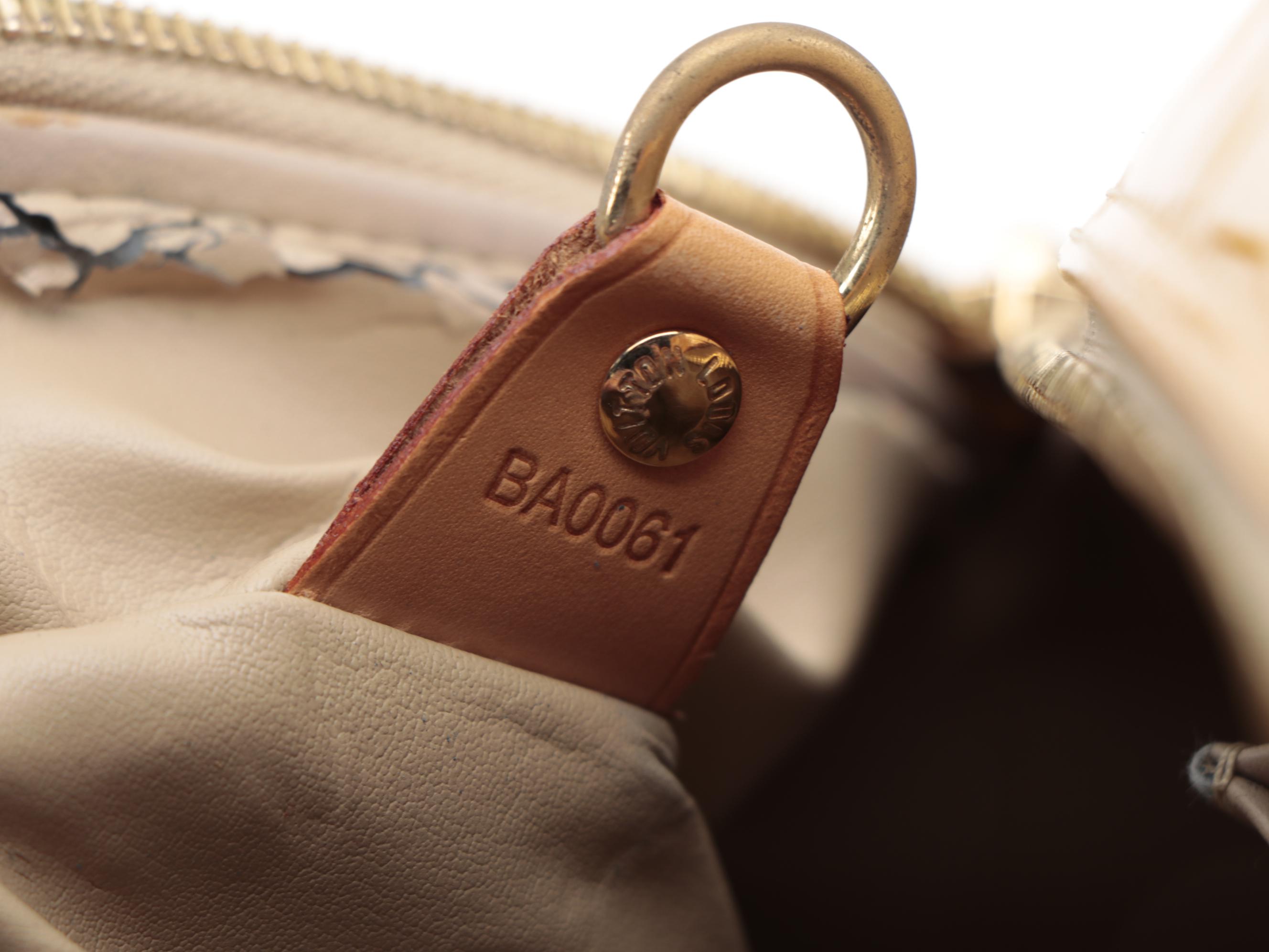 Louis Vuitton Tompkins Square Handbag in Mango Monogram Vernis