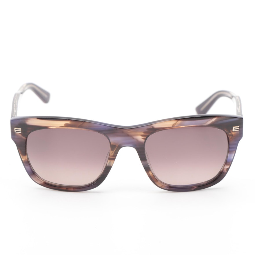 ETRO ET622S Striped Violet Modified Cat Eye Sunglasses