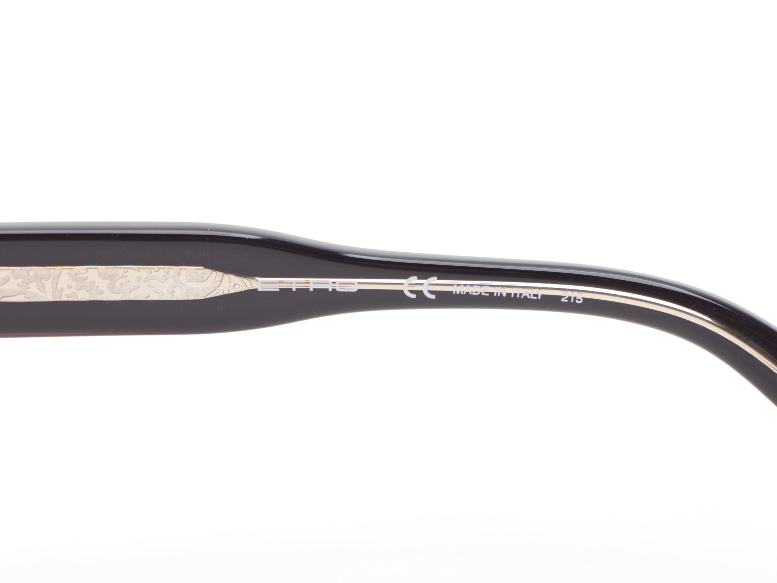 ETRO ET622S Striped Violet Modified Cat Eye Sunglasses