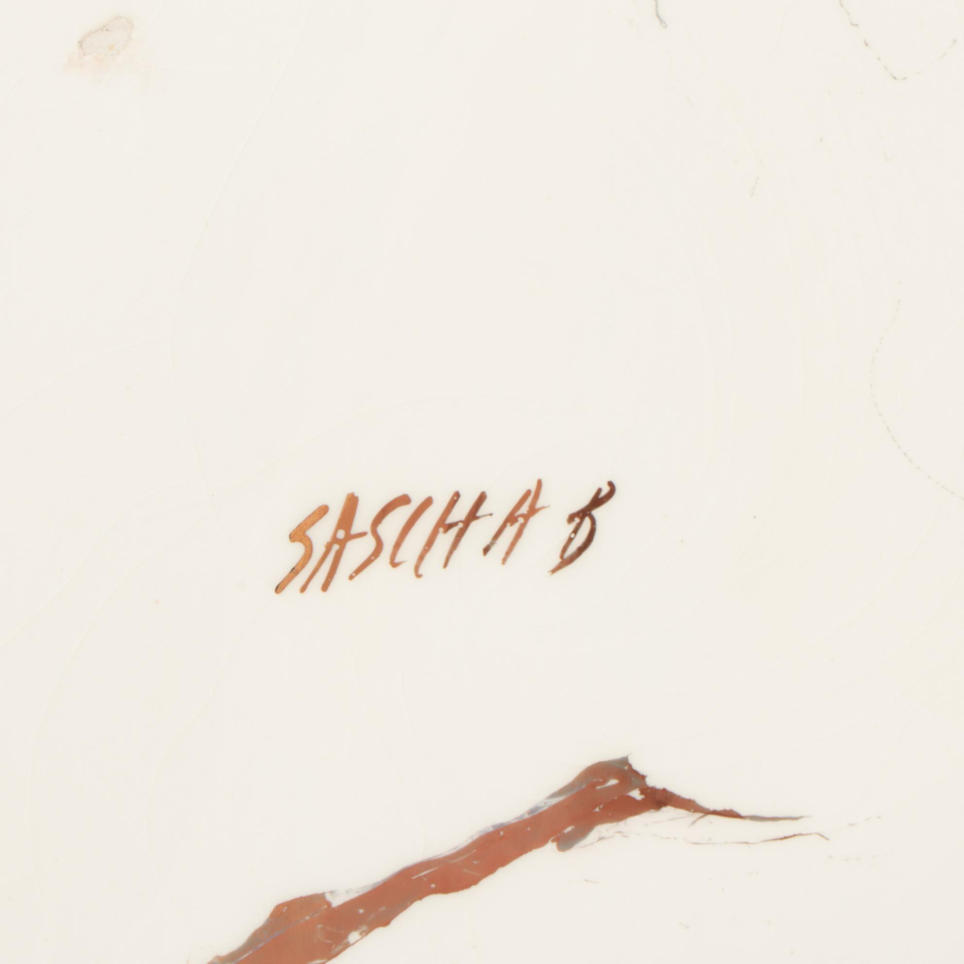 Sascha Brastoff Artist Signed "Surf Ballet" Modernist Dinnerware, 20th Century