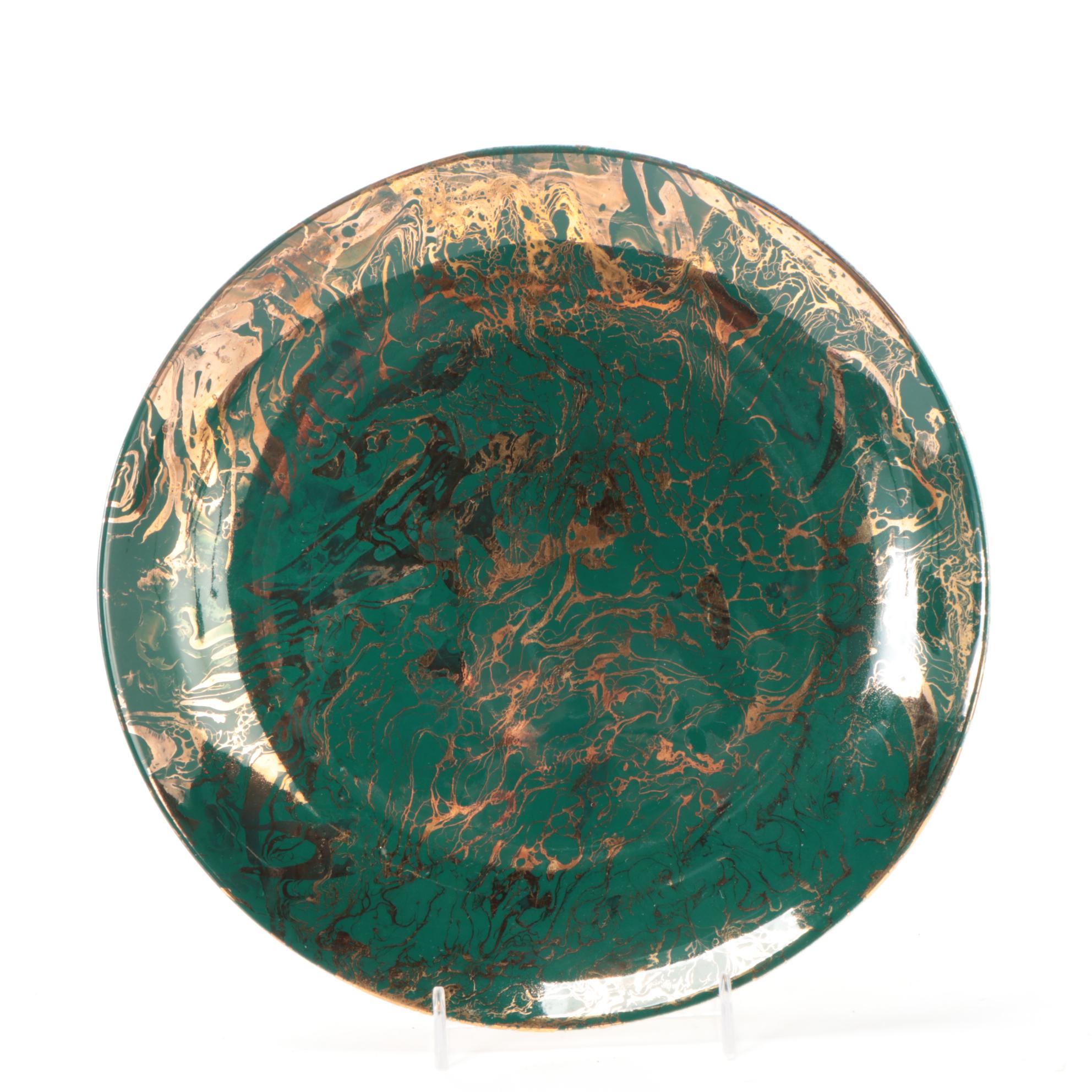 Sascha Brastoff Artist Signed "Surf Ballet" Modernist Dinnerware, 20th Century