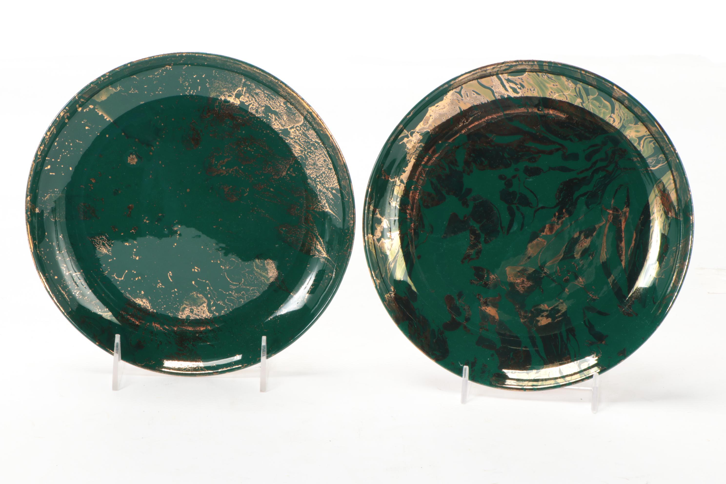 Sascha Brastoff Artist Signed "Surf Ballet" Modernist Dinnerware, 20th Century