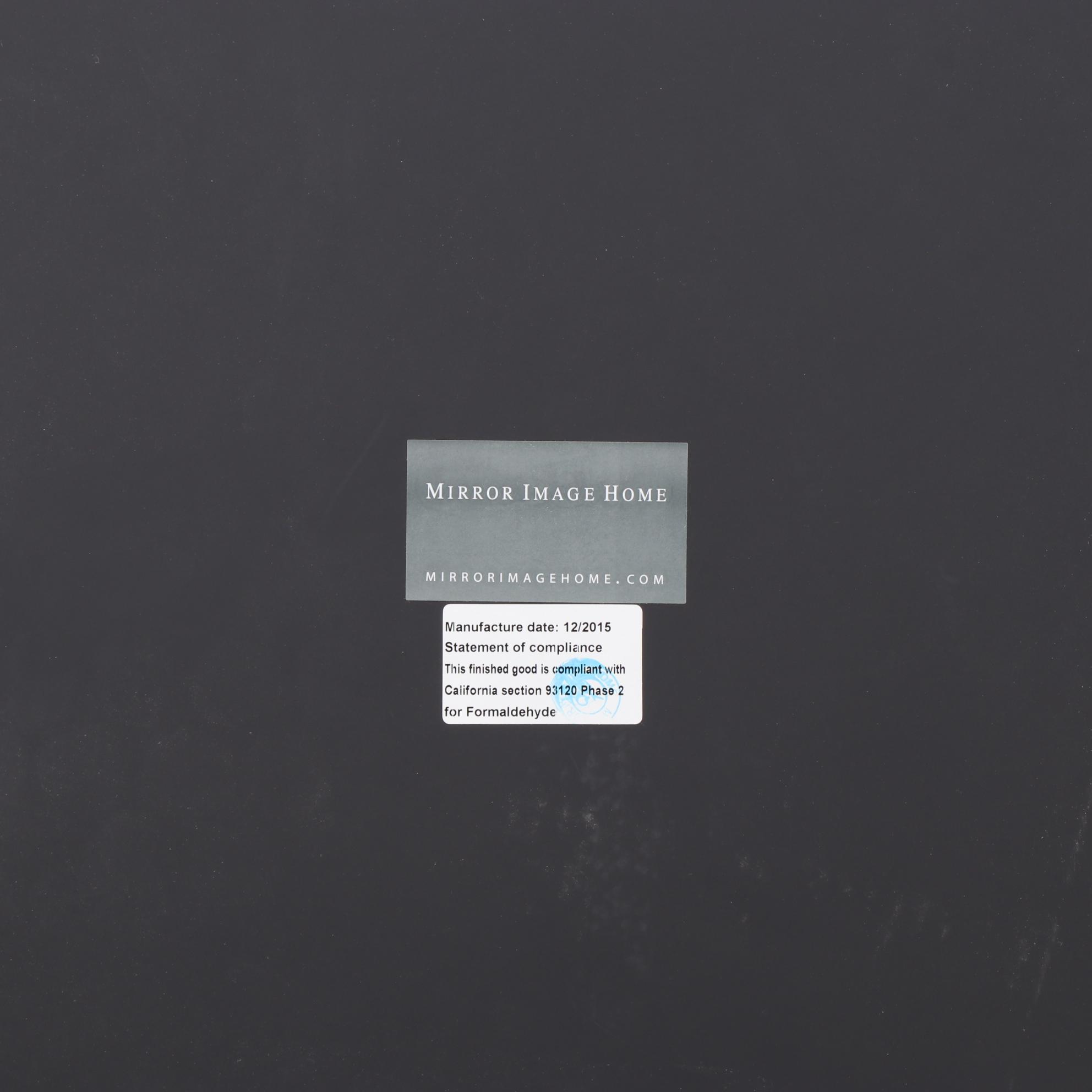 Mirror Image Home Rococo Style Gilt Composite Mirror