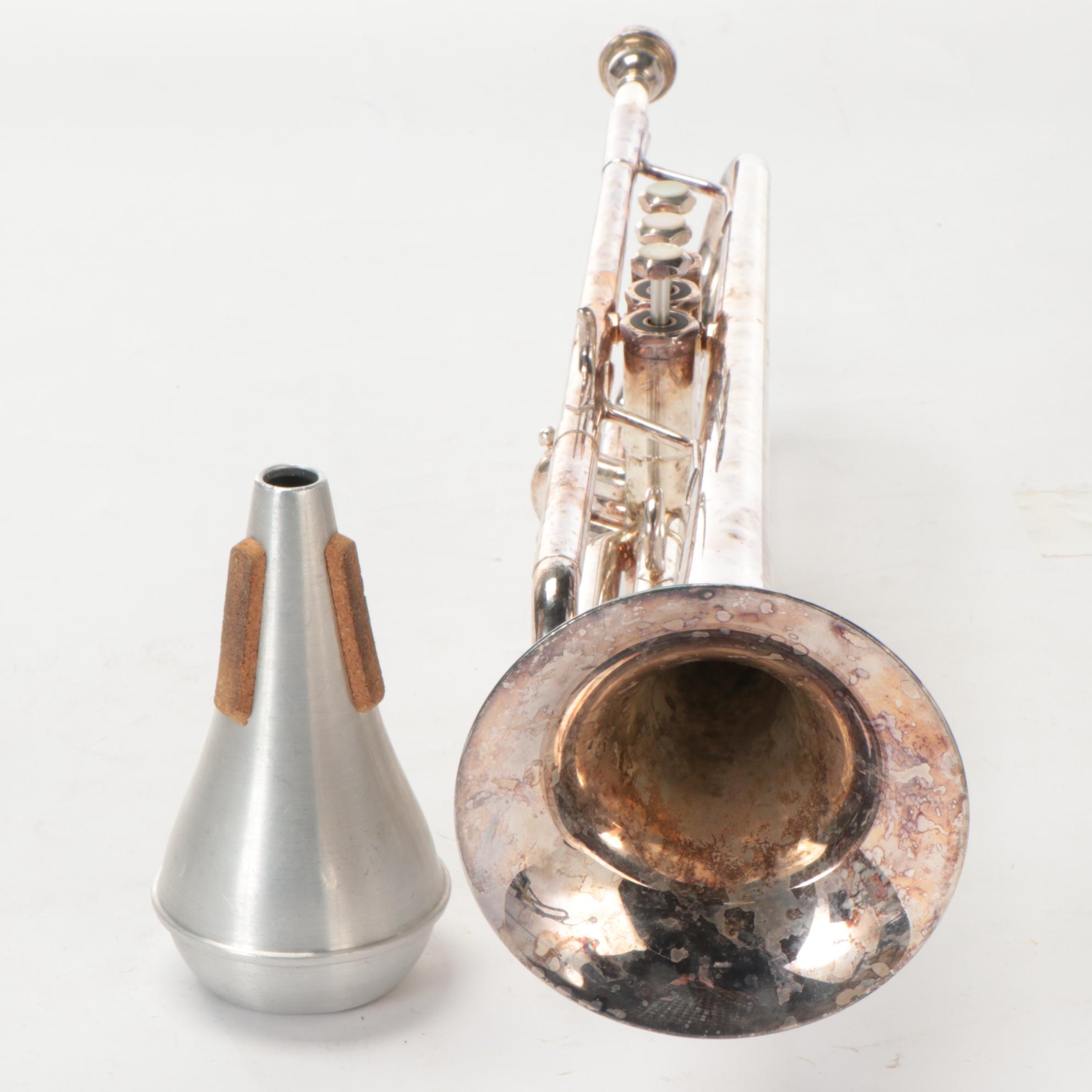 Schilke S32 Silver Plate Bb Trumpet with Case, Mute, and Mouthpieces