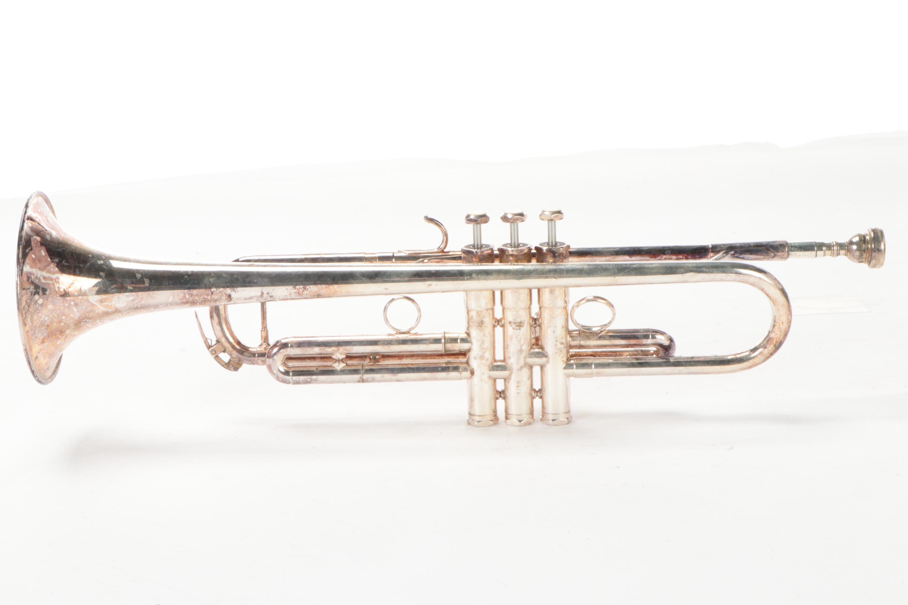 Schilke S32 Silver Plate Bb Trumpet with Case, Mute, and Mouthpieces