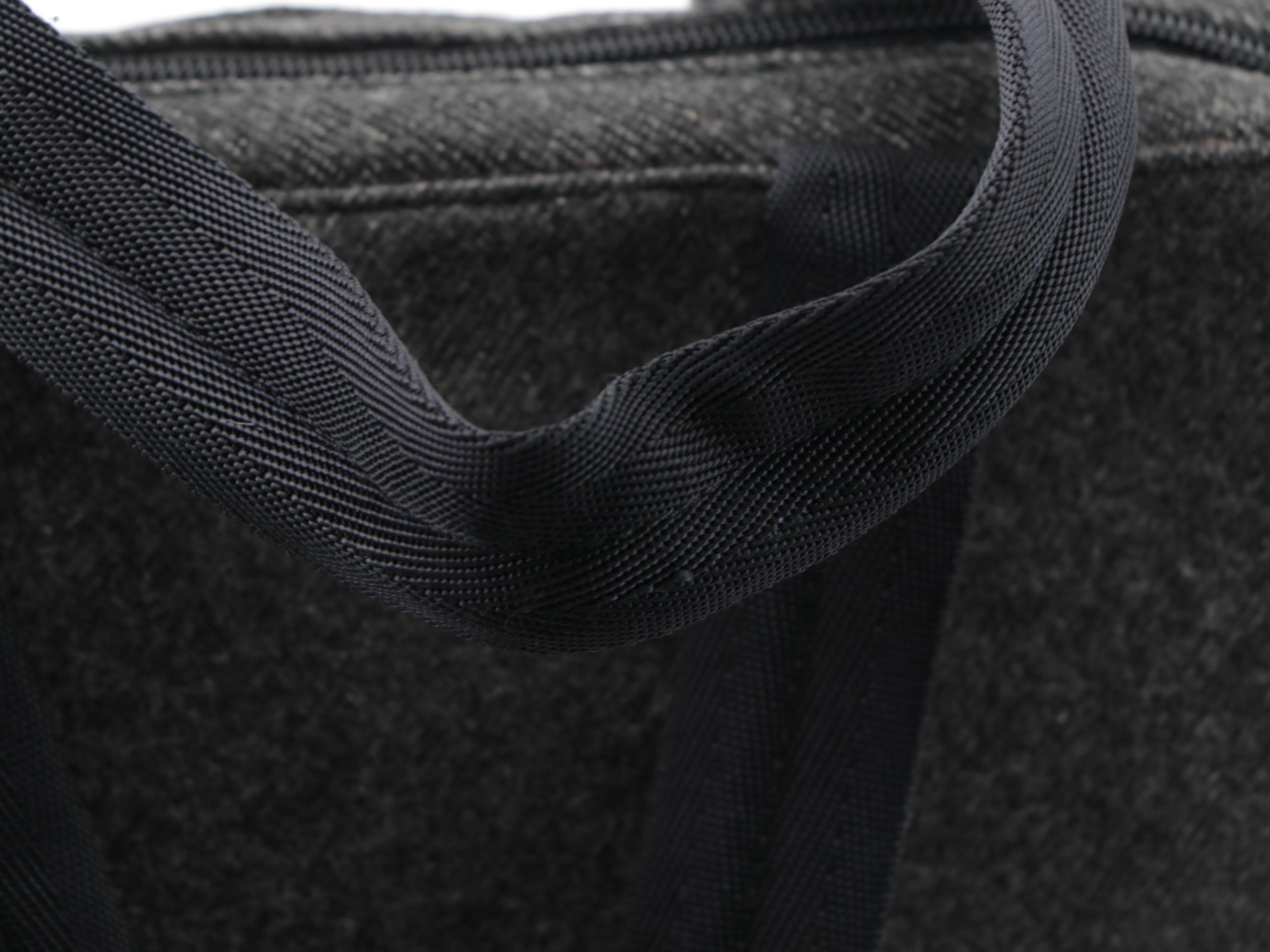 Prada Anthracite Wool Top Handle Bag