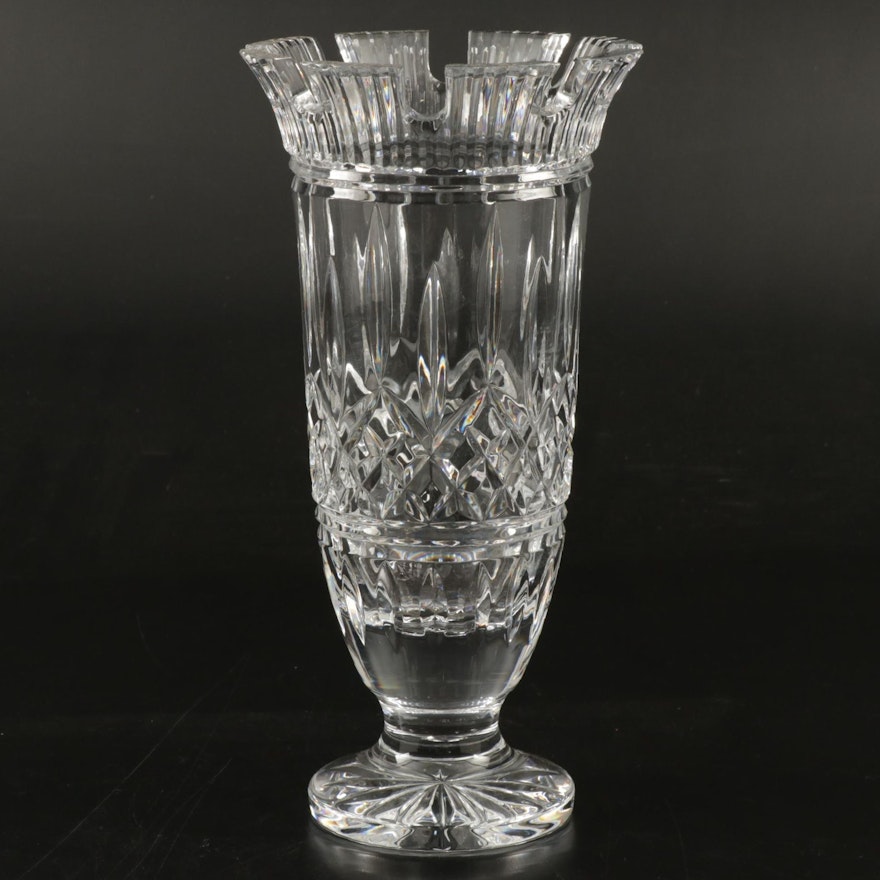 Waterford Crystal Footed Vase