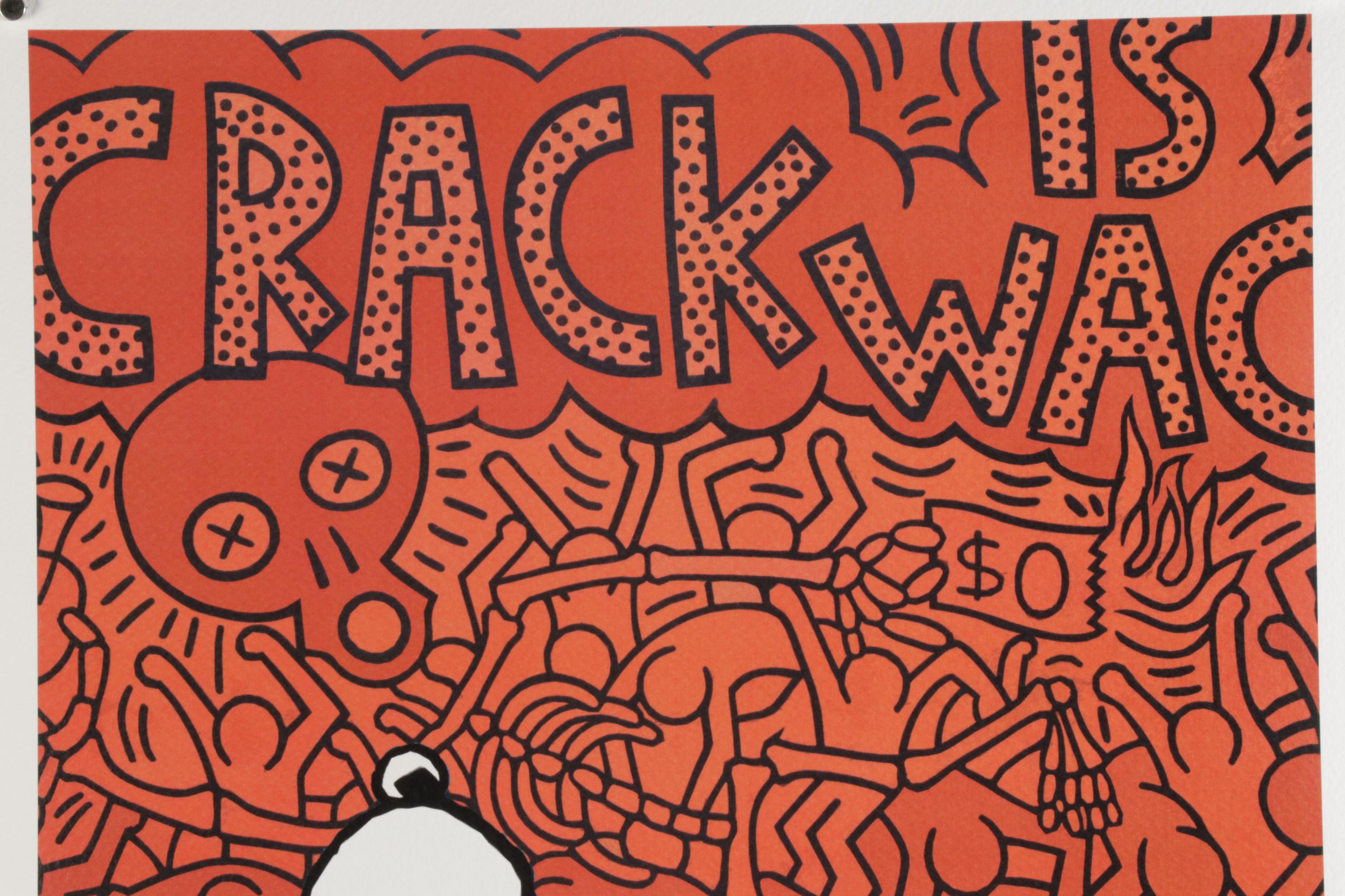 Death NYC Pop Art Graphic Print of Snoopy Daydreaming of Keith Haring, 2020