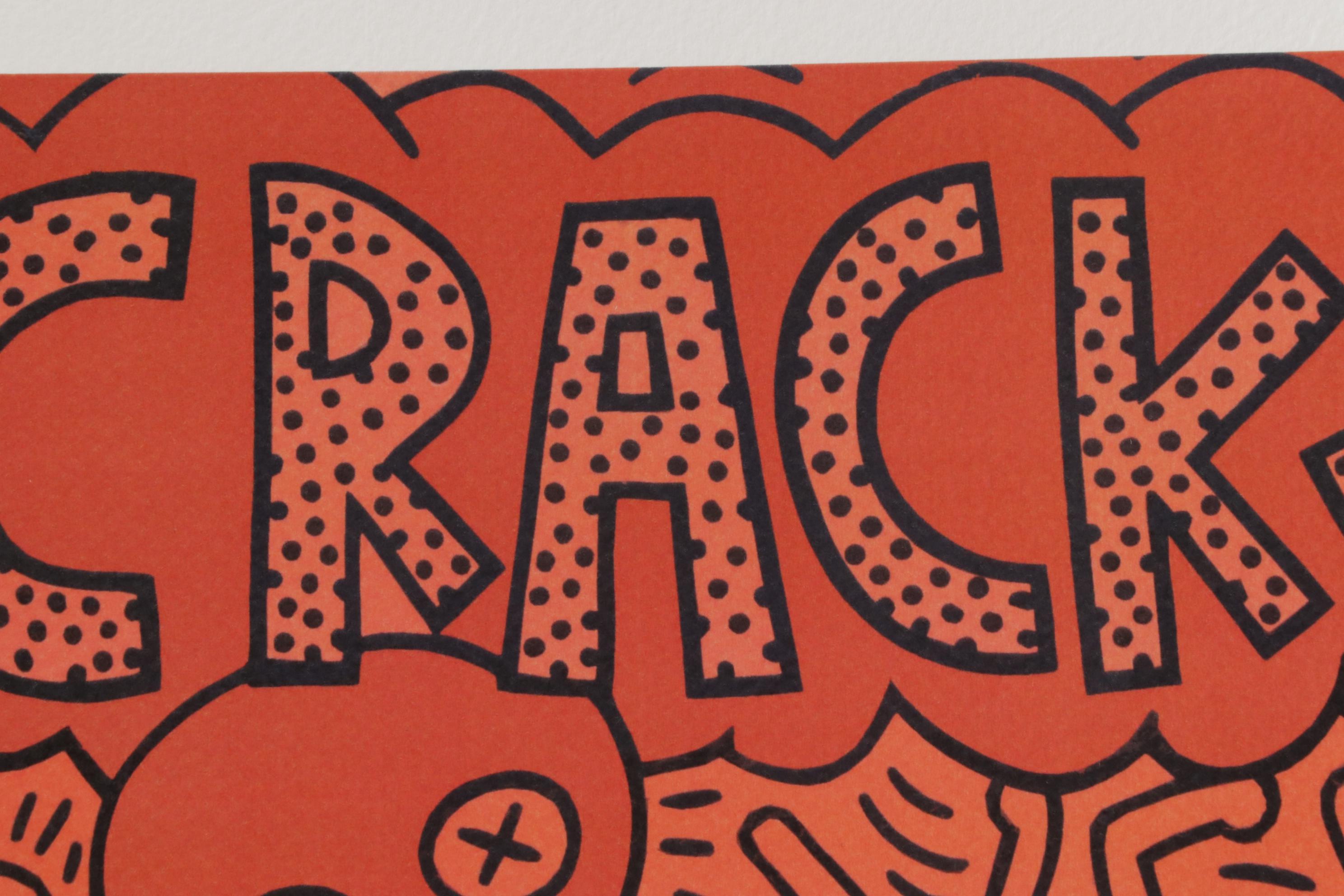 Death NYC Pop Art Graphic Print of Snoopy Daydreaming of Keith Haring, 2020