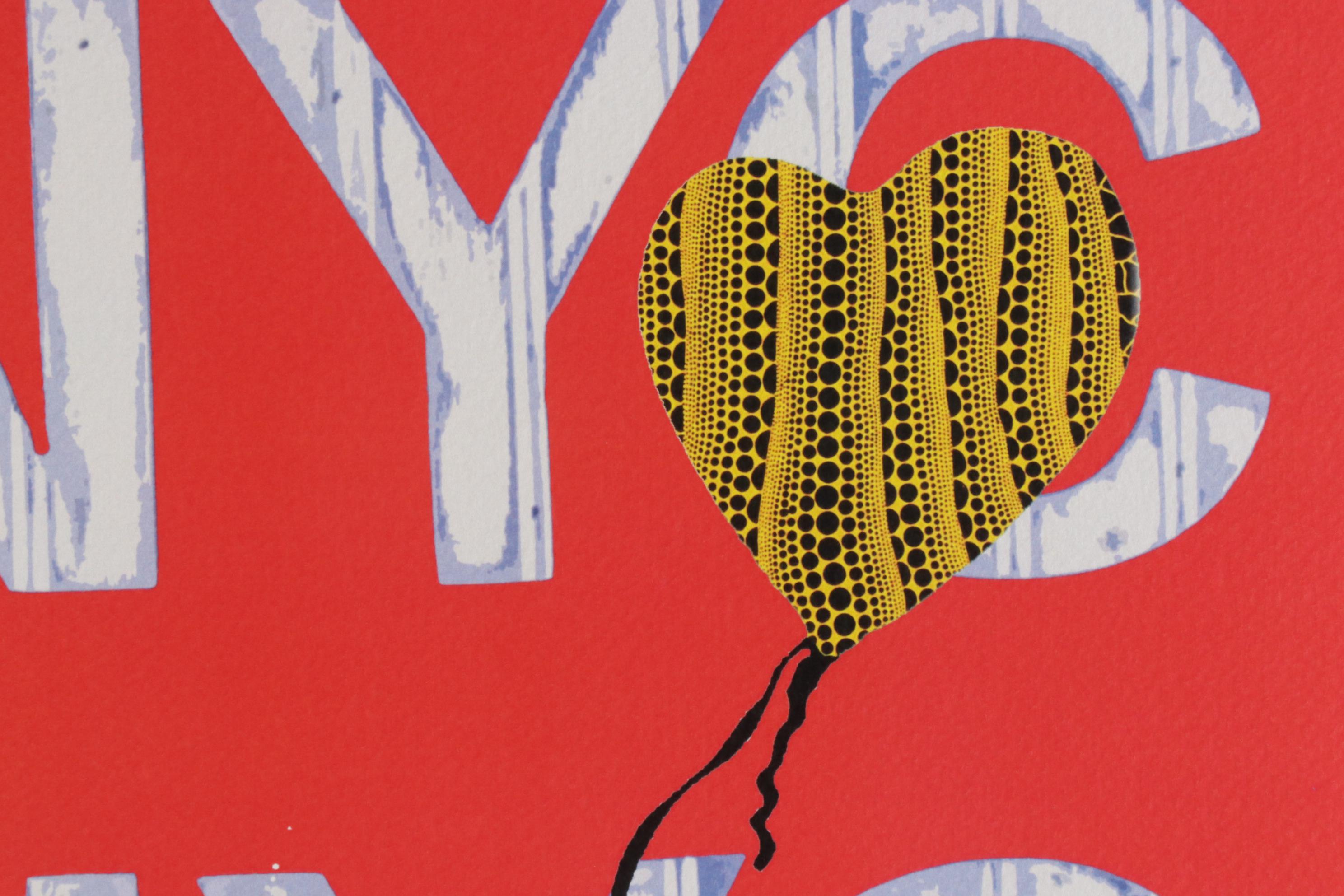 Death NYC Graphic Print Featuring Banksy's "Girl With Balloon," 2020