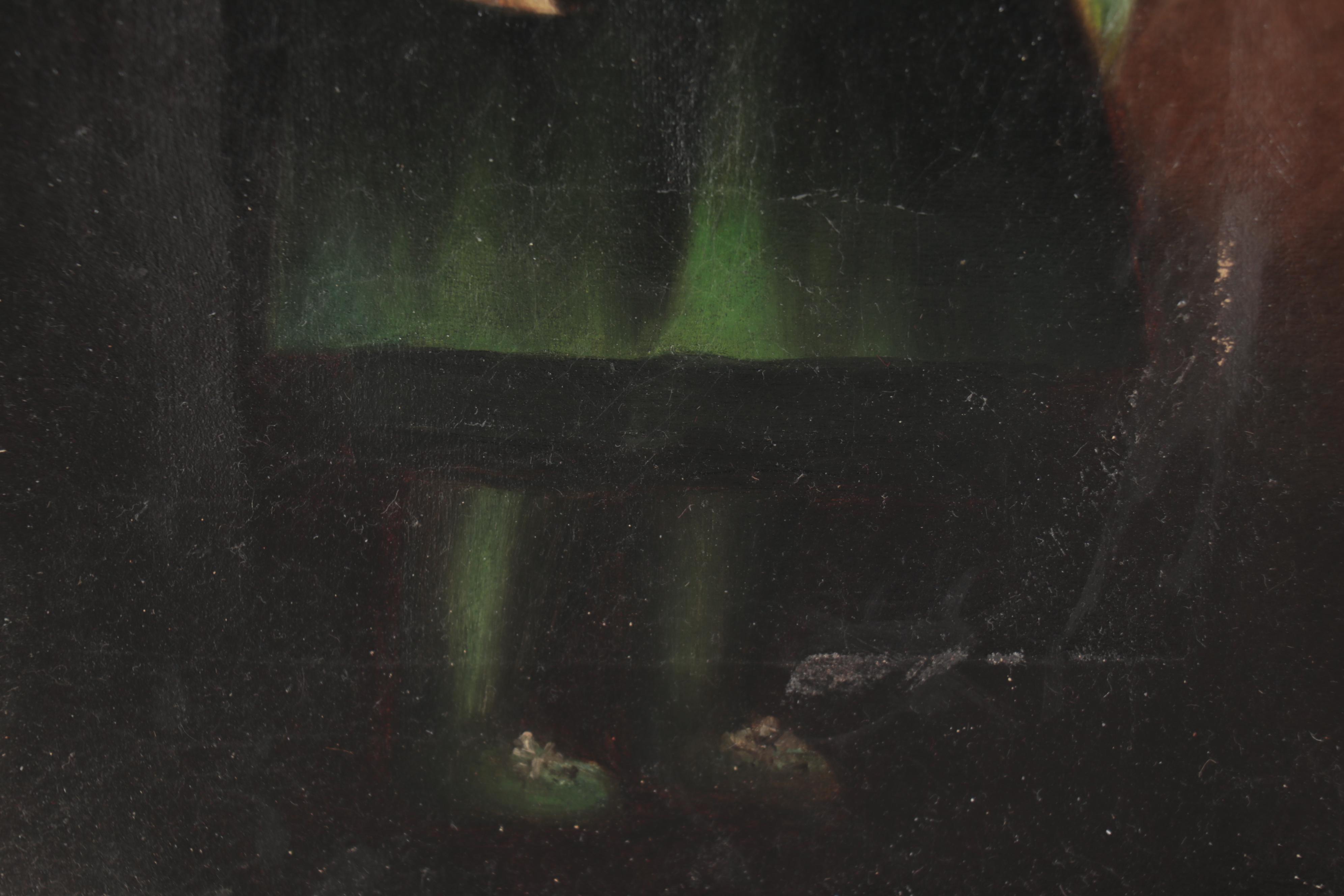 Oil Painting of a Girl Reading a Book