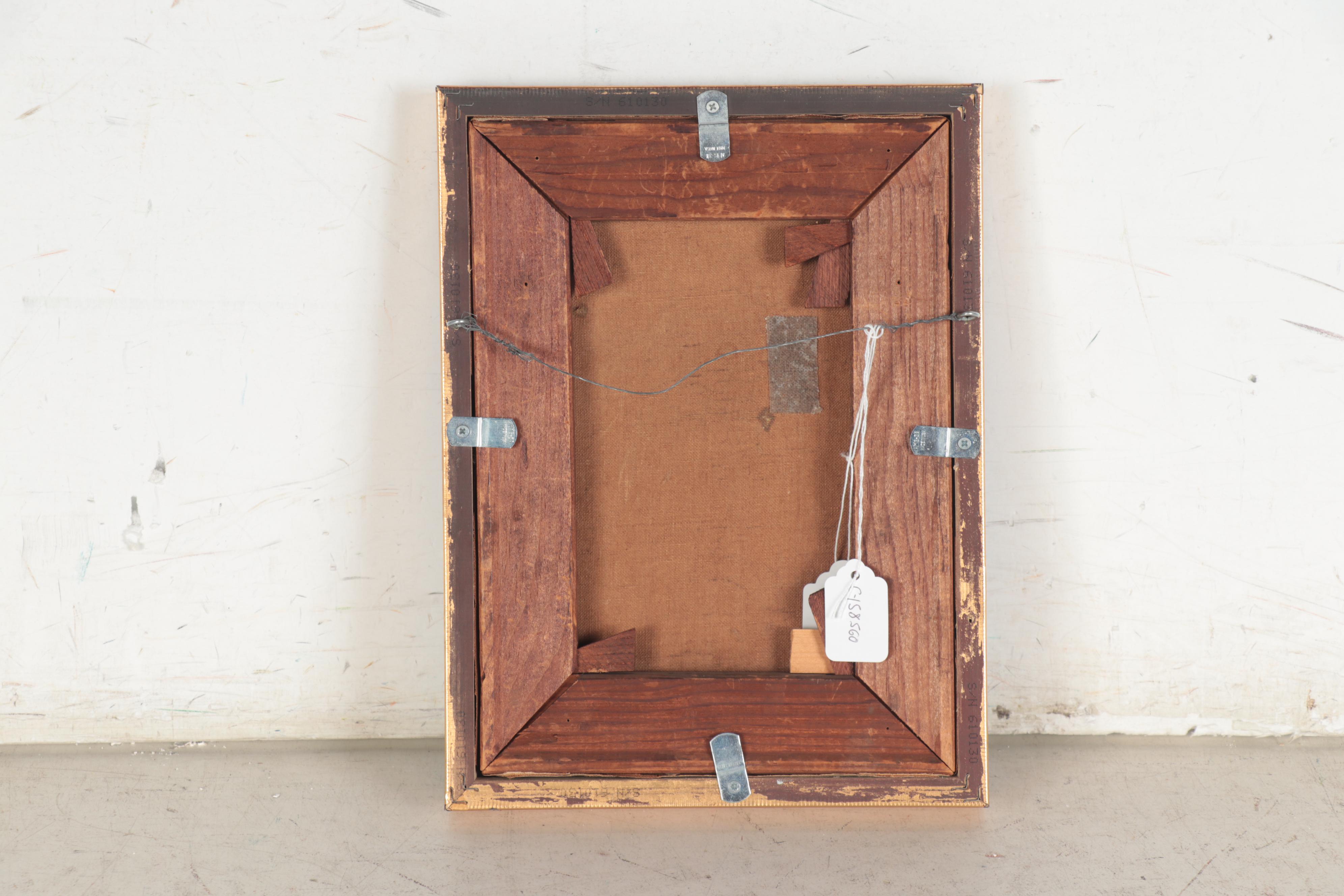 Oil Painting of a Girl Reading a Book