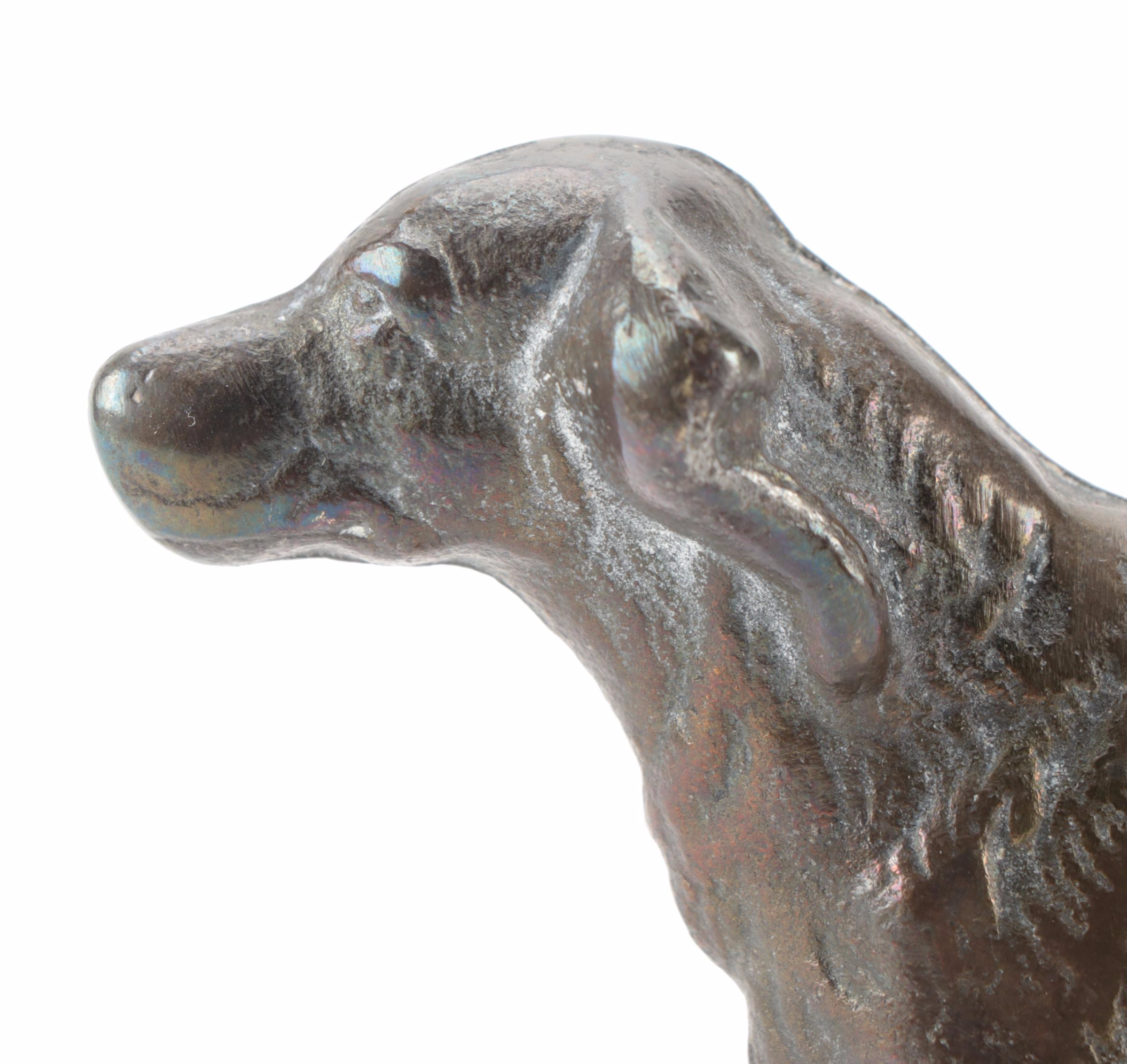 Cast Iron Sporting Dog Figurine, 20th Century