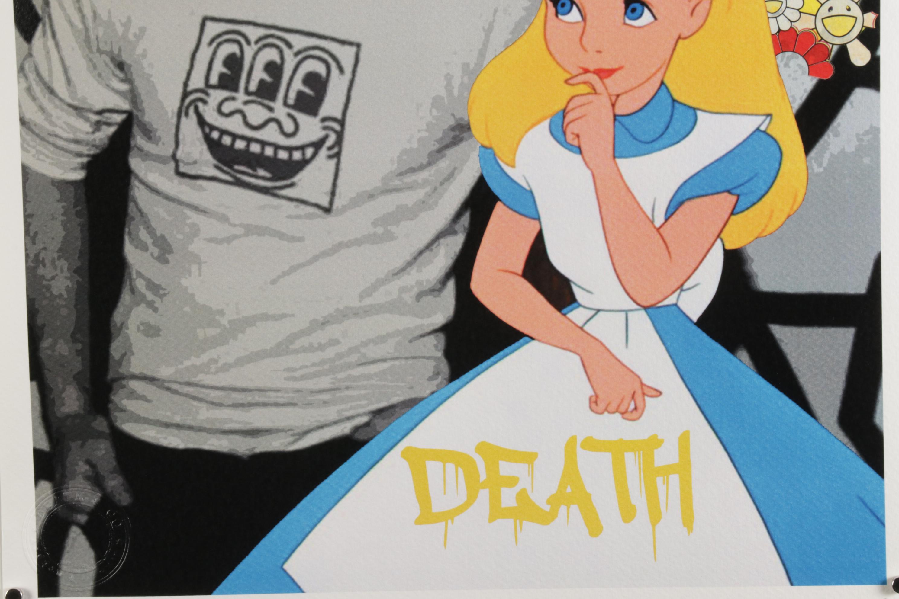 Death NYC Pop Art Graphic Print "Alice Haring," 2020