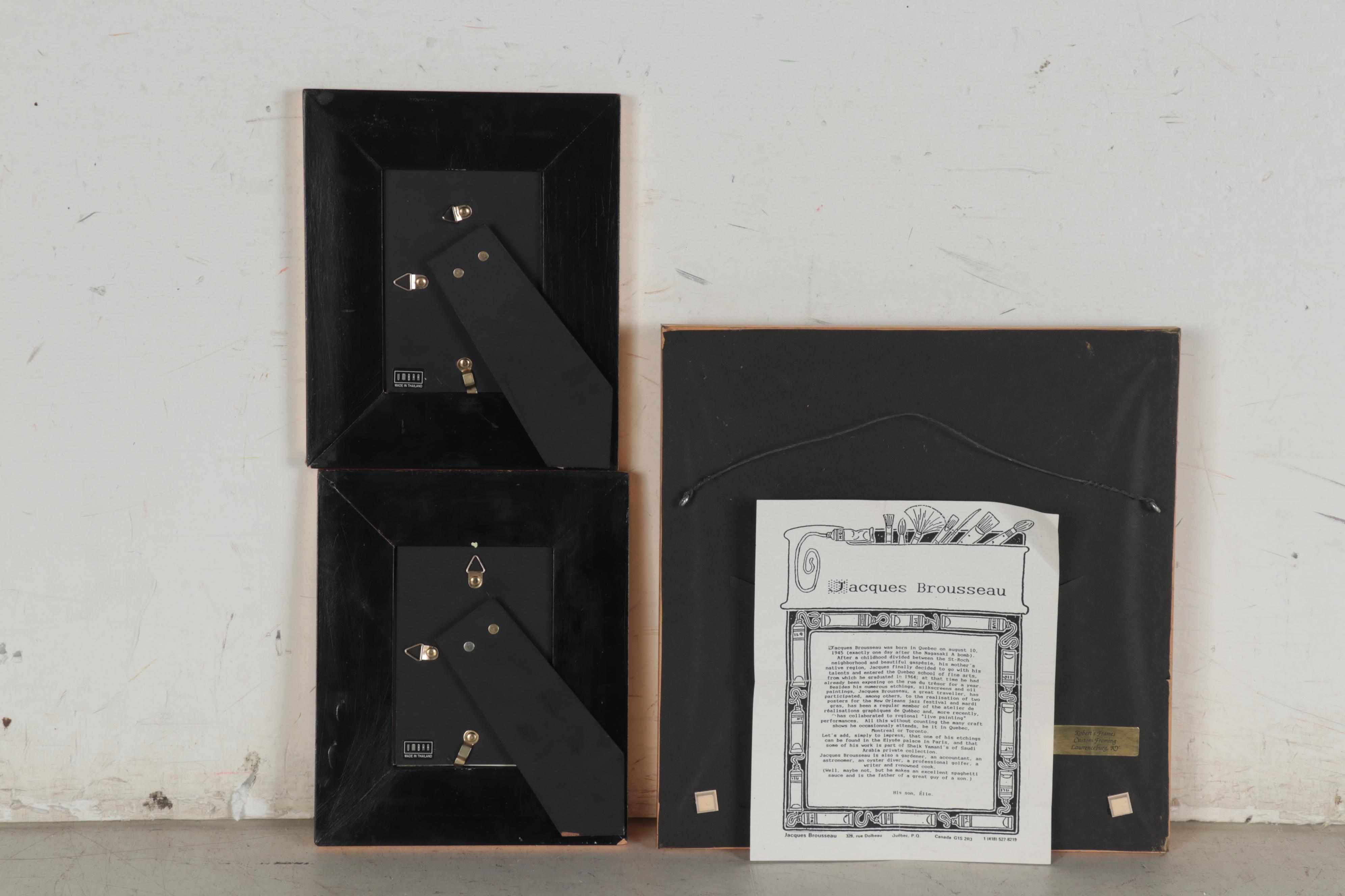 Jacques Brousseau Architectural Etching with Photomechanical Prints