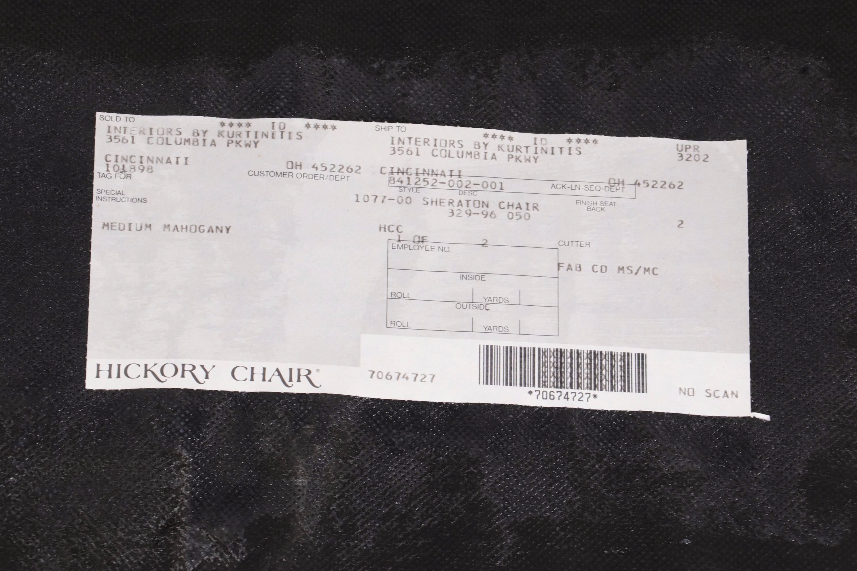 Hickory Chair "Martha Washington" Lolling Chair