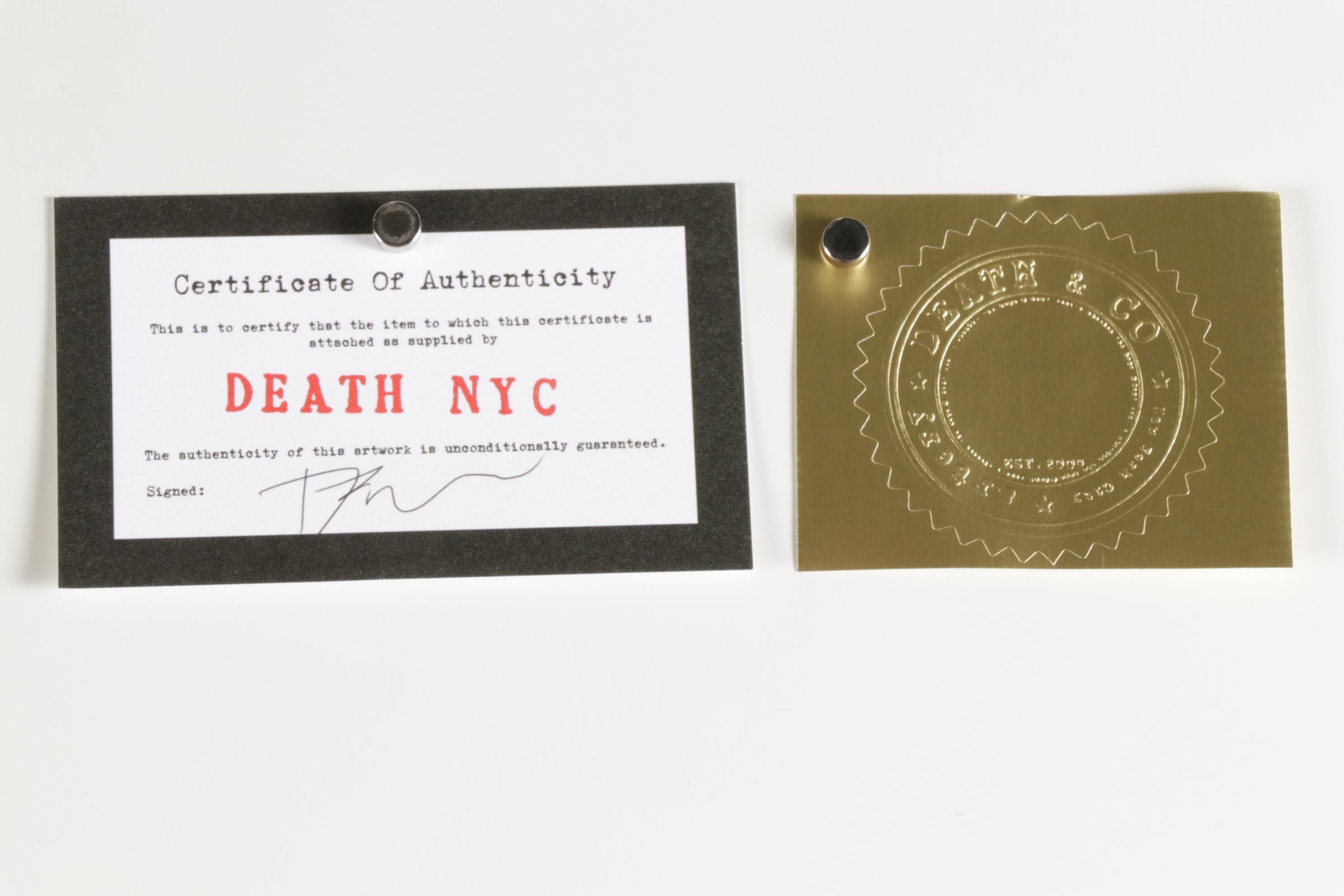 Death NYC Pop Art Graphic Print "Beatles Crossing Blue," 2020