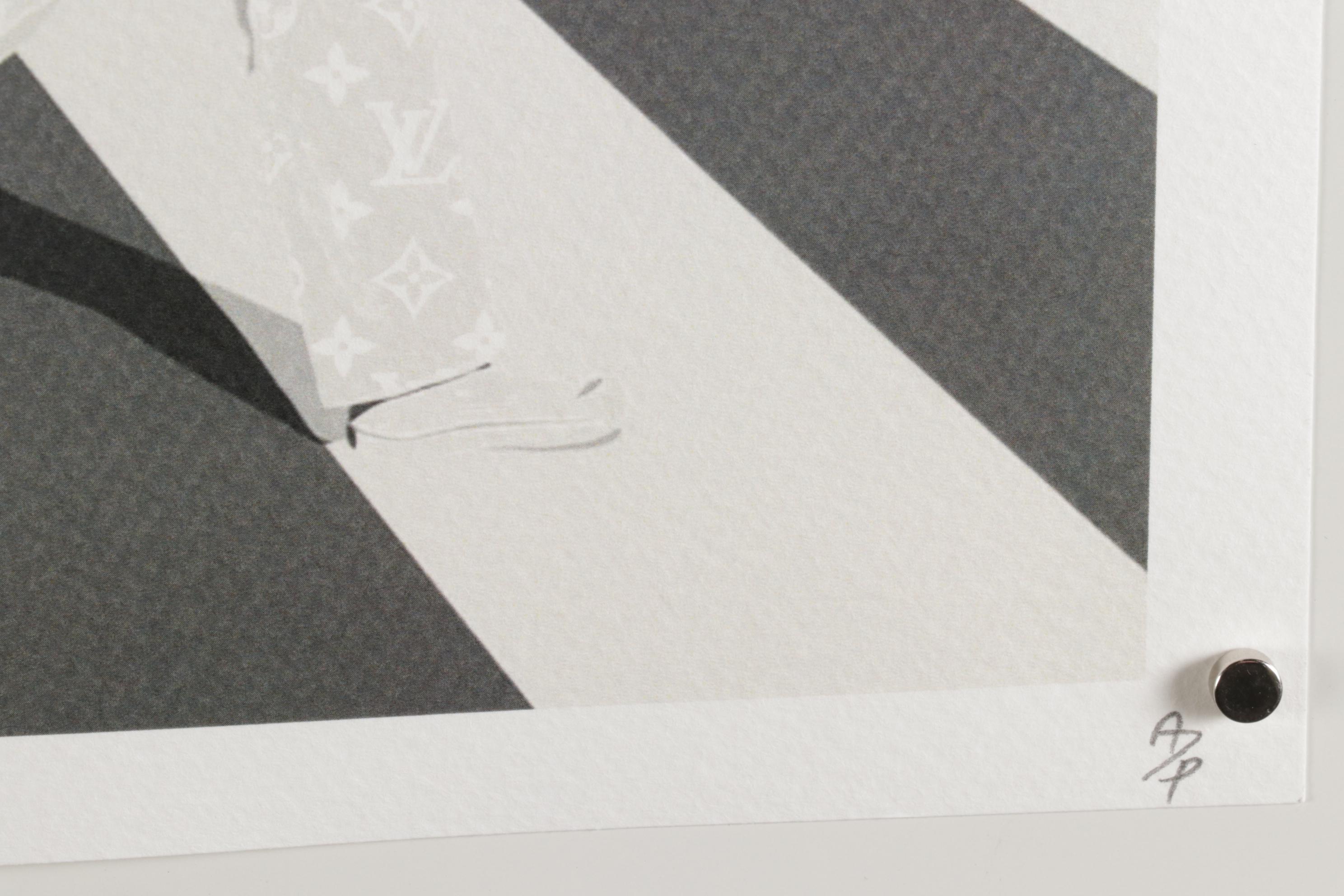 Death NYC Pop Art Graphic Print "Beatles Crossing Blue," 2020