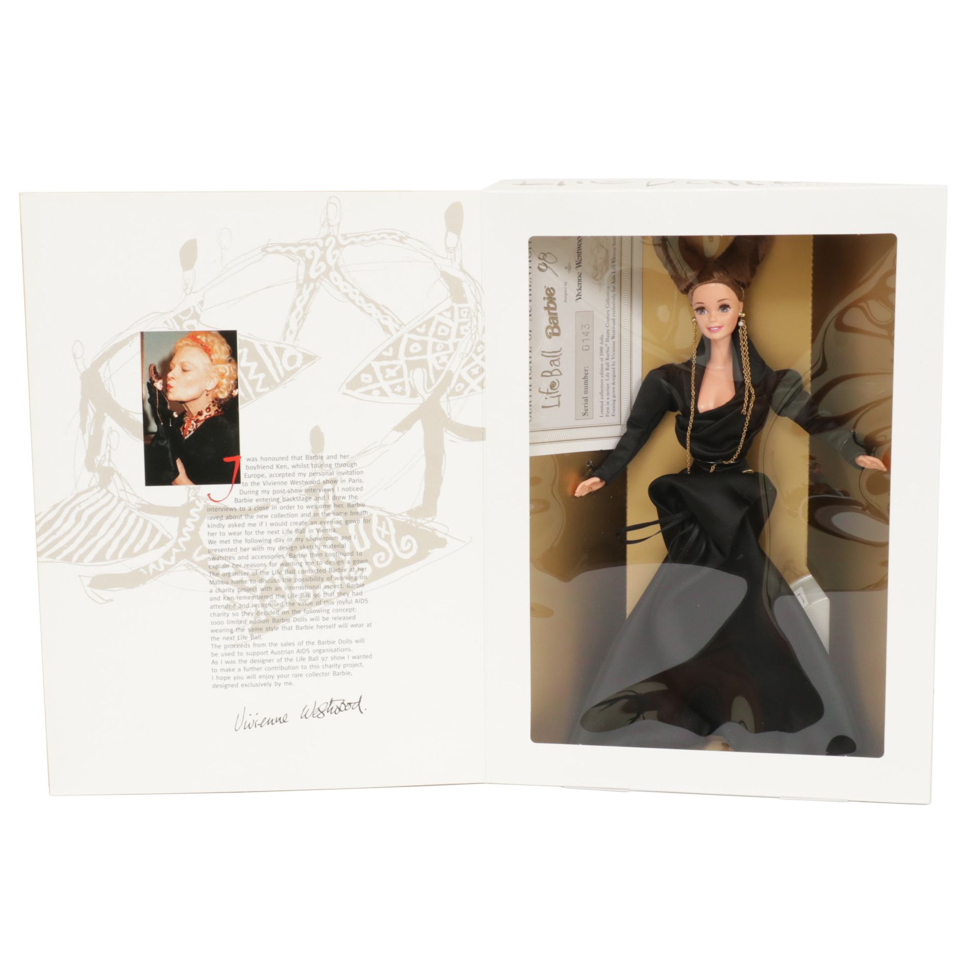 Vivienne Westwood for Mattel "Life Ball" Barbie Doll in Box