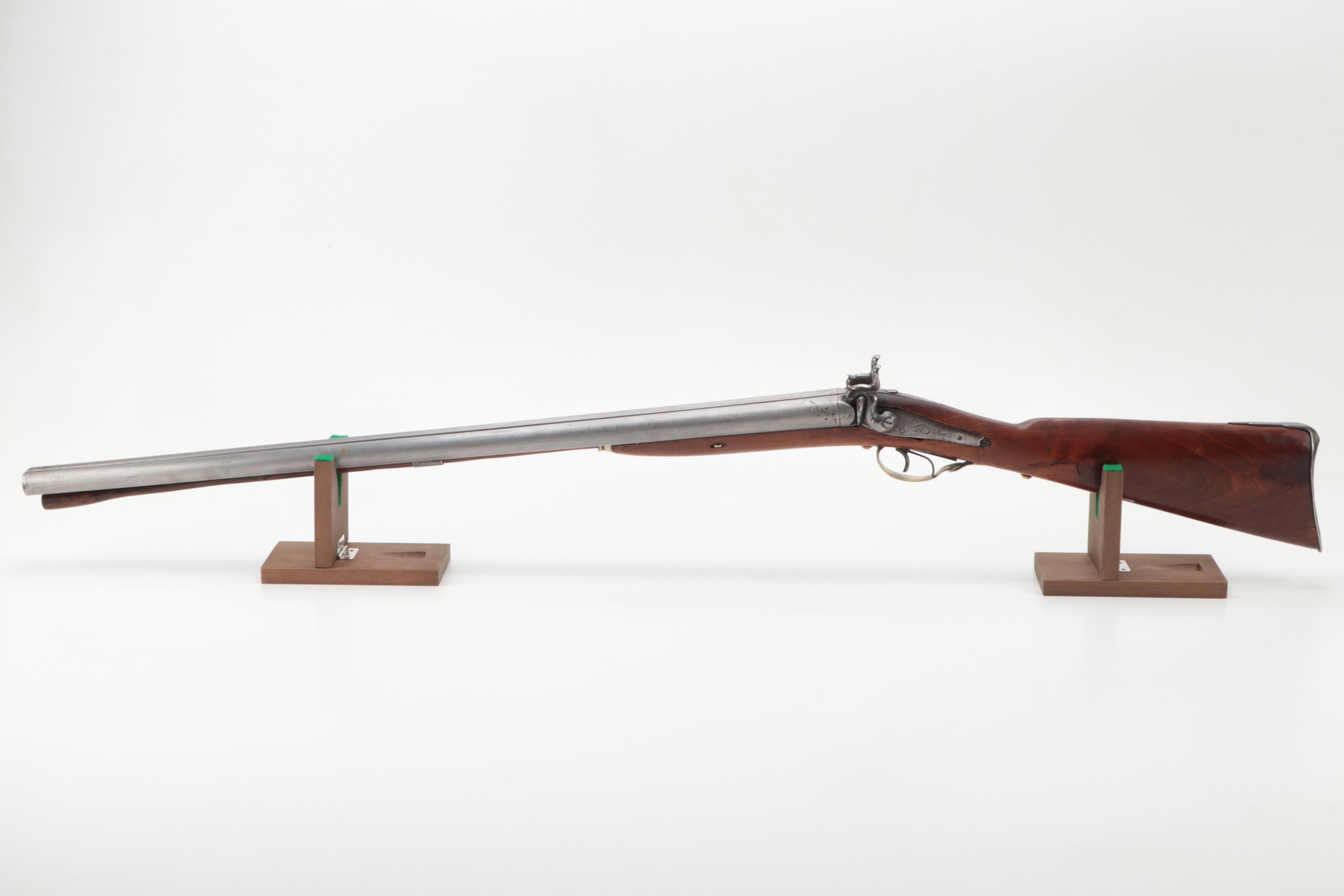 Antique Percussion Cap Side by Side Shotgun