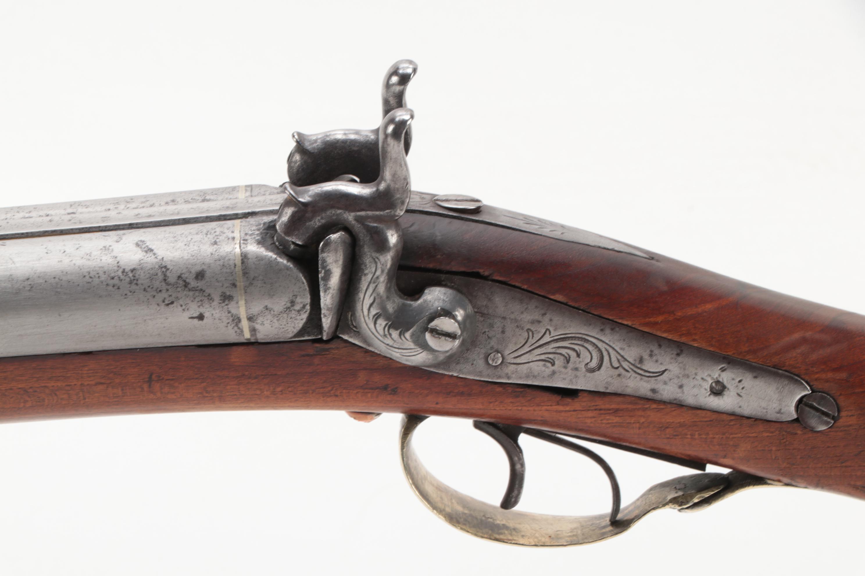 Antique Percussion Cap Side by Side Shotgun