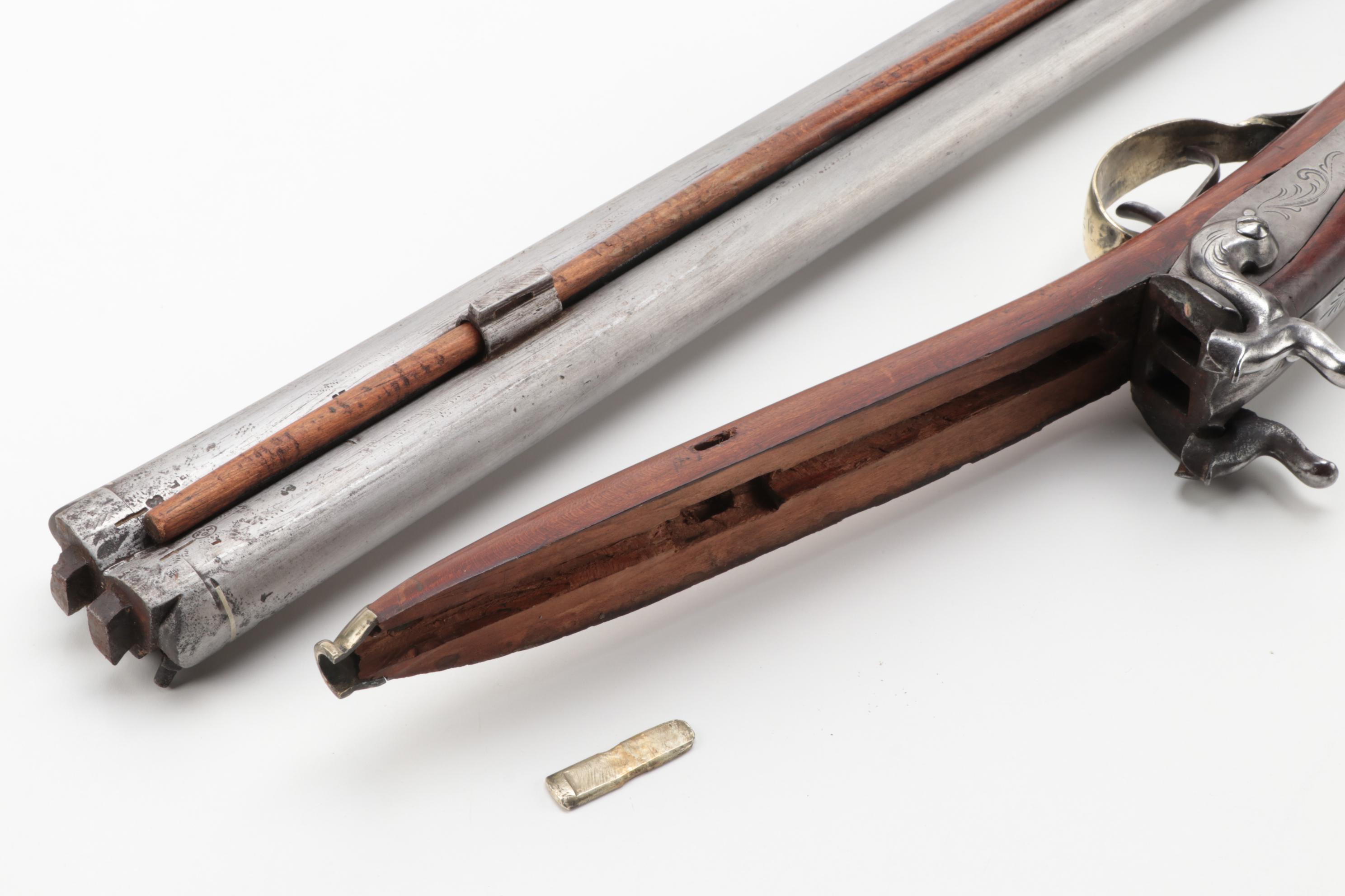 Antique Percussion Cap Side by Side Shotgun