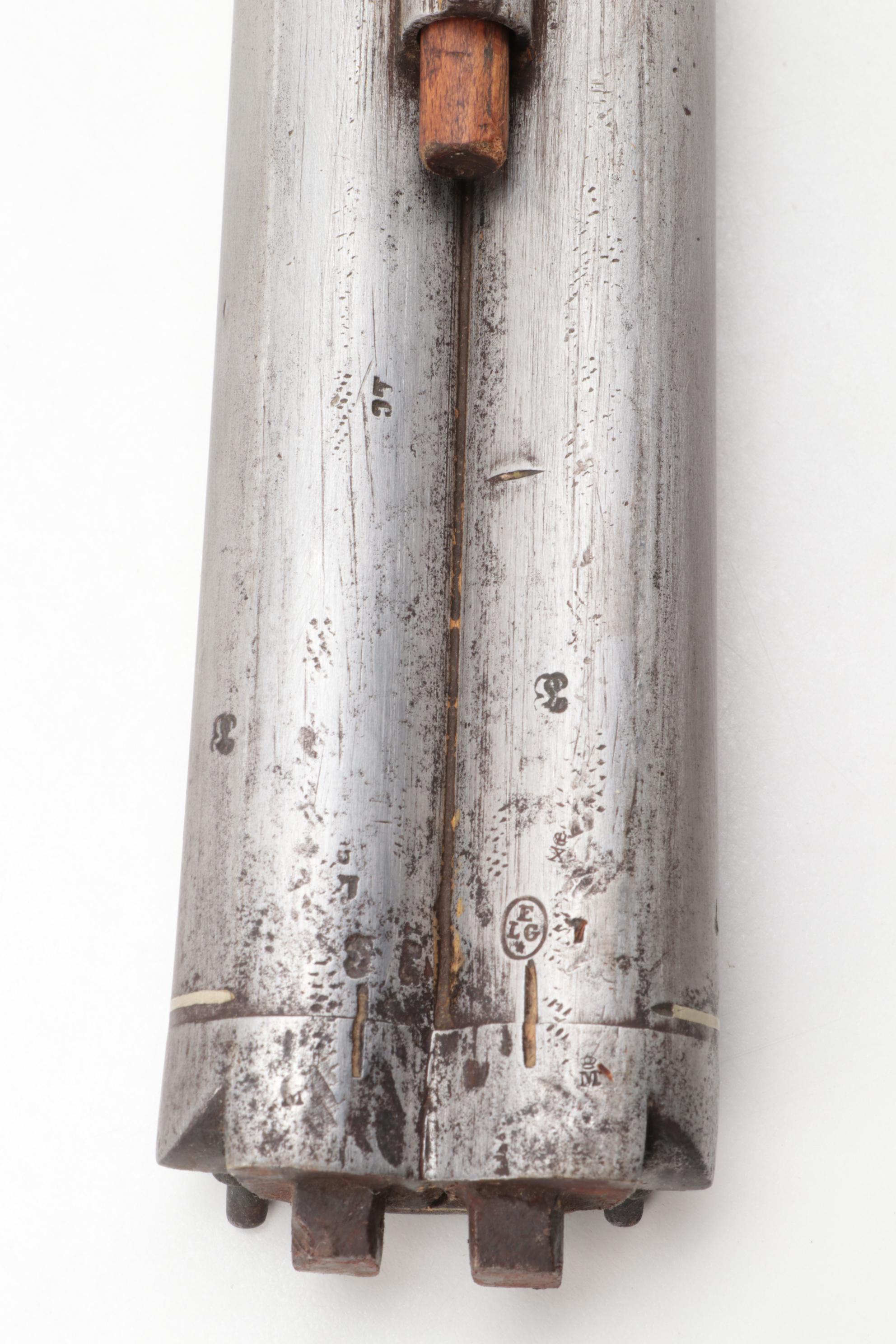 Antique Percussion Cap Side by Side Shotgun