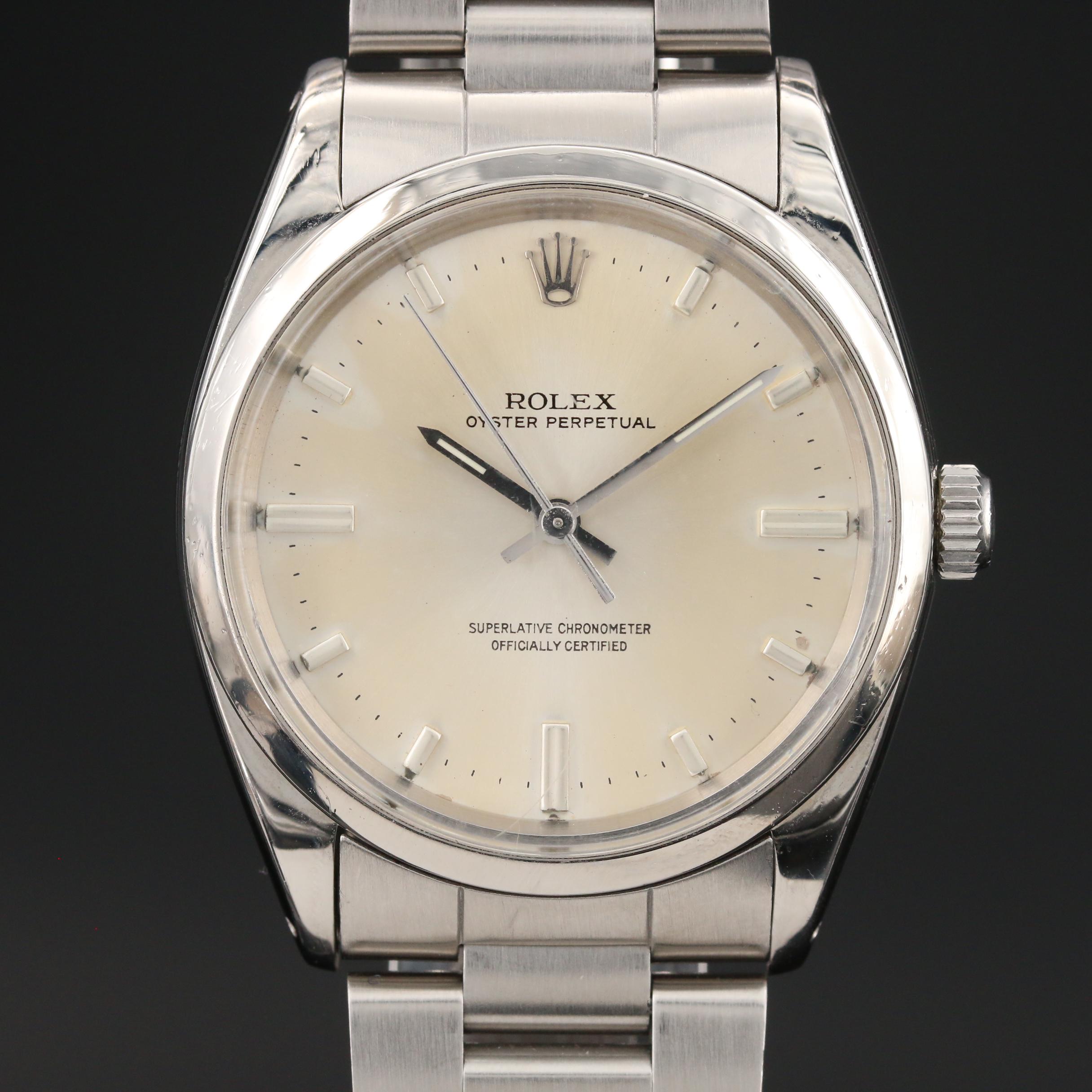 1962 Rolex Oyster Perpetual "1018 Jumbo" Watch