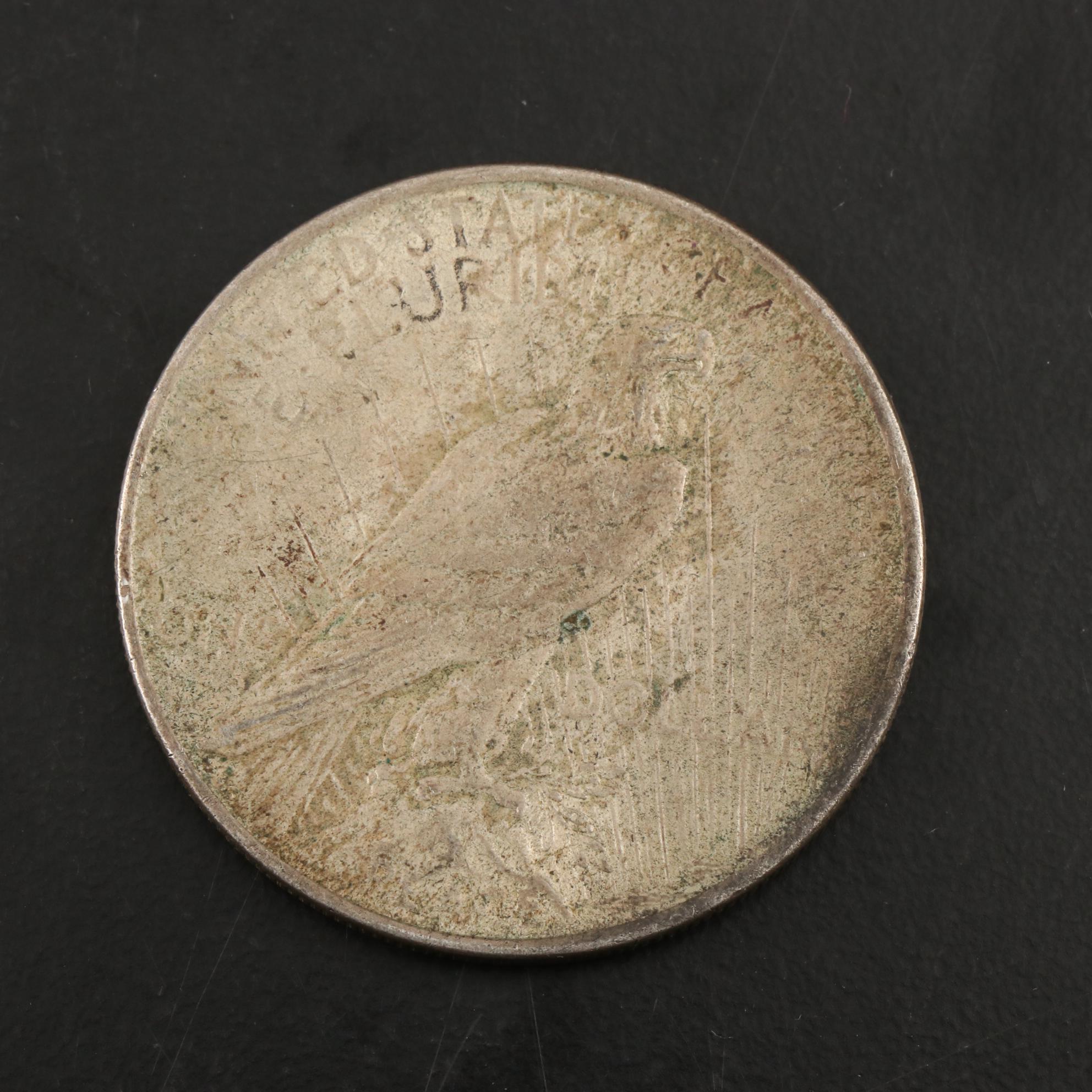 Peace and Morgan Silver Dollar Coins