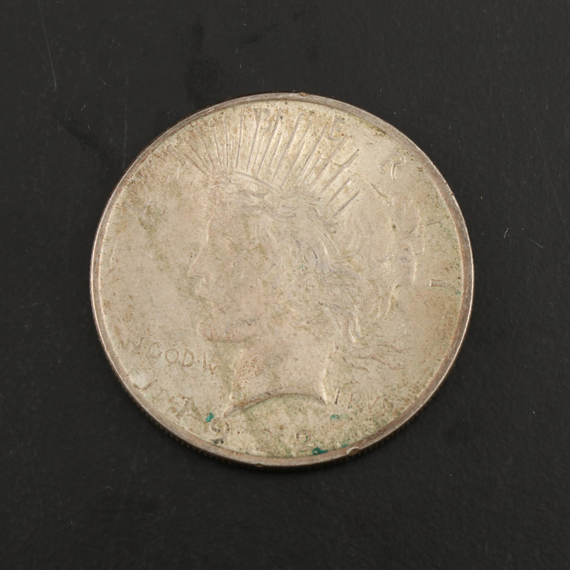 Peace and Morgan Silver Dollar Coins