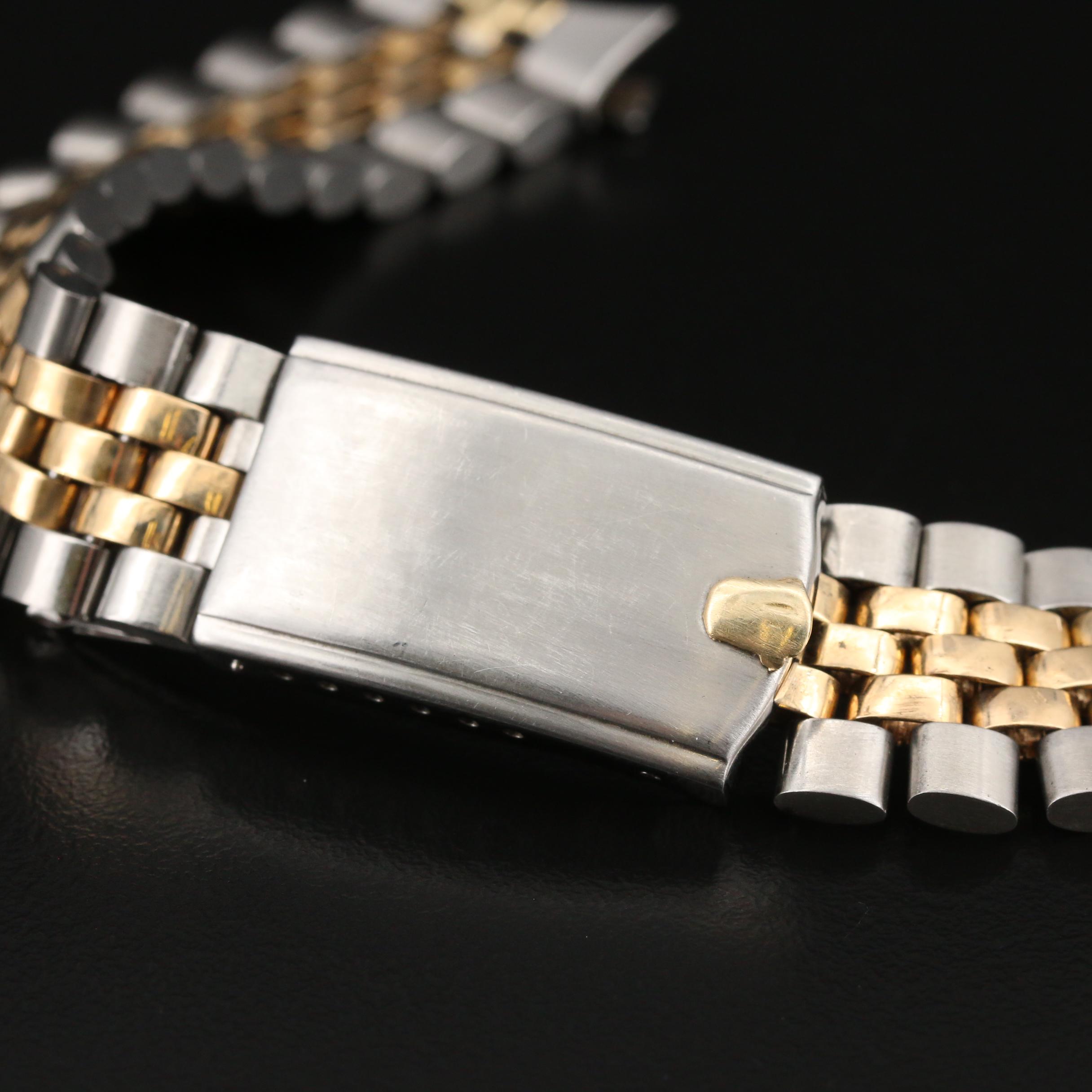 Vintage Rolex U.S.A. 14K Gold and Stainless Steel Jubilee Bracelet