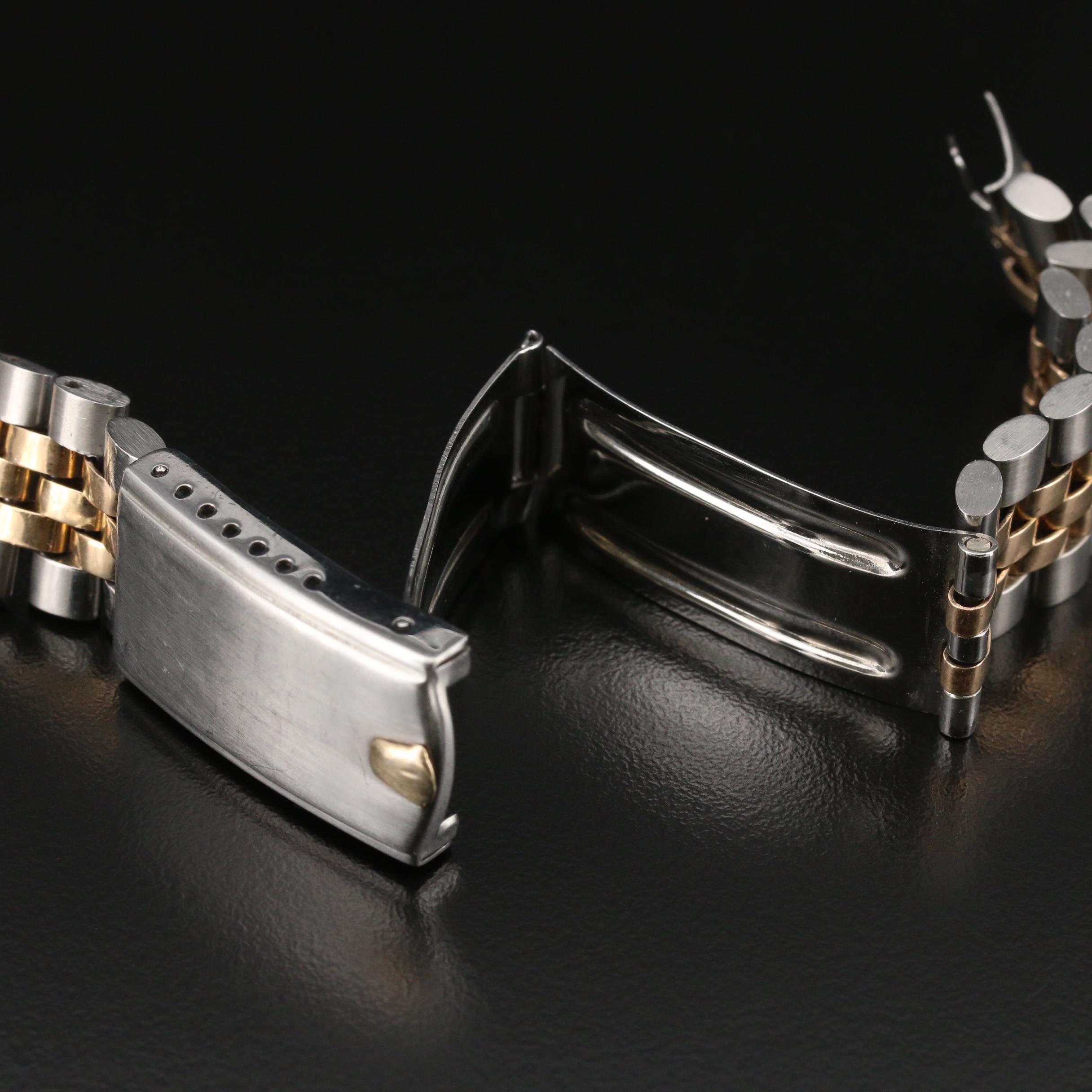 Vintage Rolex U.S.A. 14K Gold and Stainless Steel Jubilee Bracelet