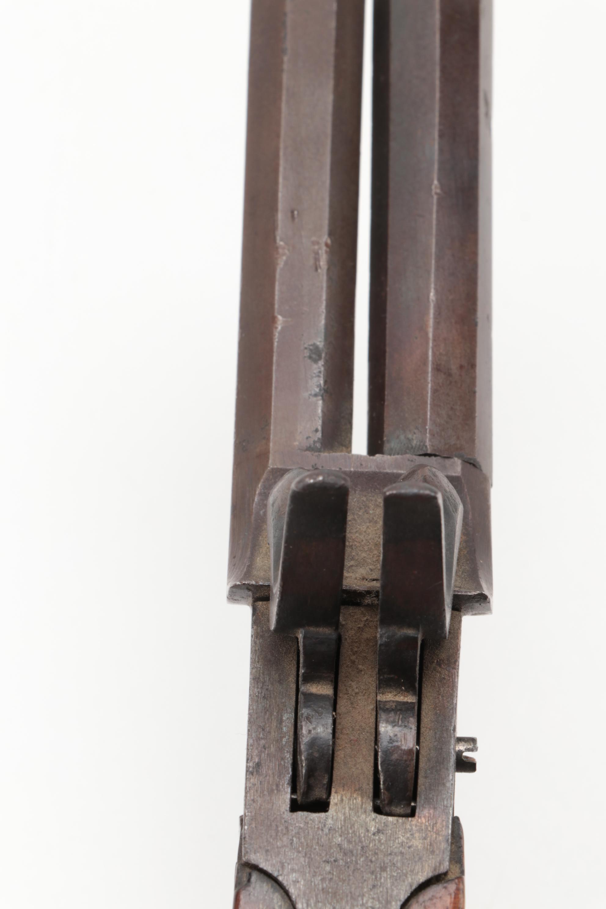 Two Barrel Side by Side Percussion Cap Pistol