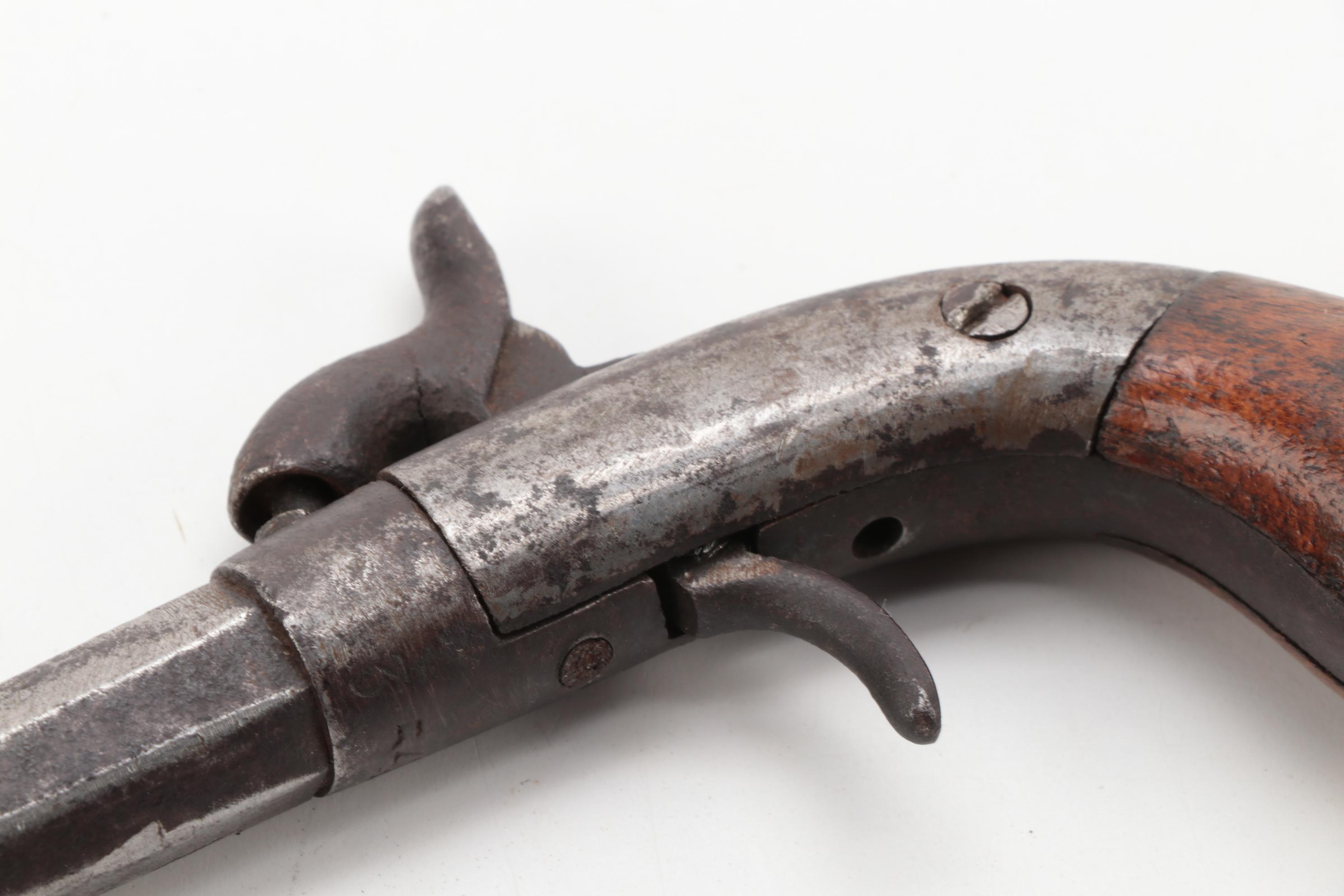 Antique Single Shot Percussion Pistol