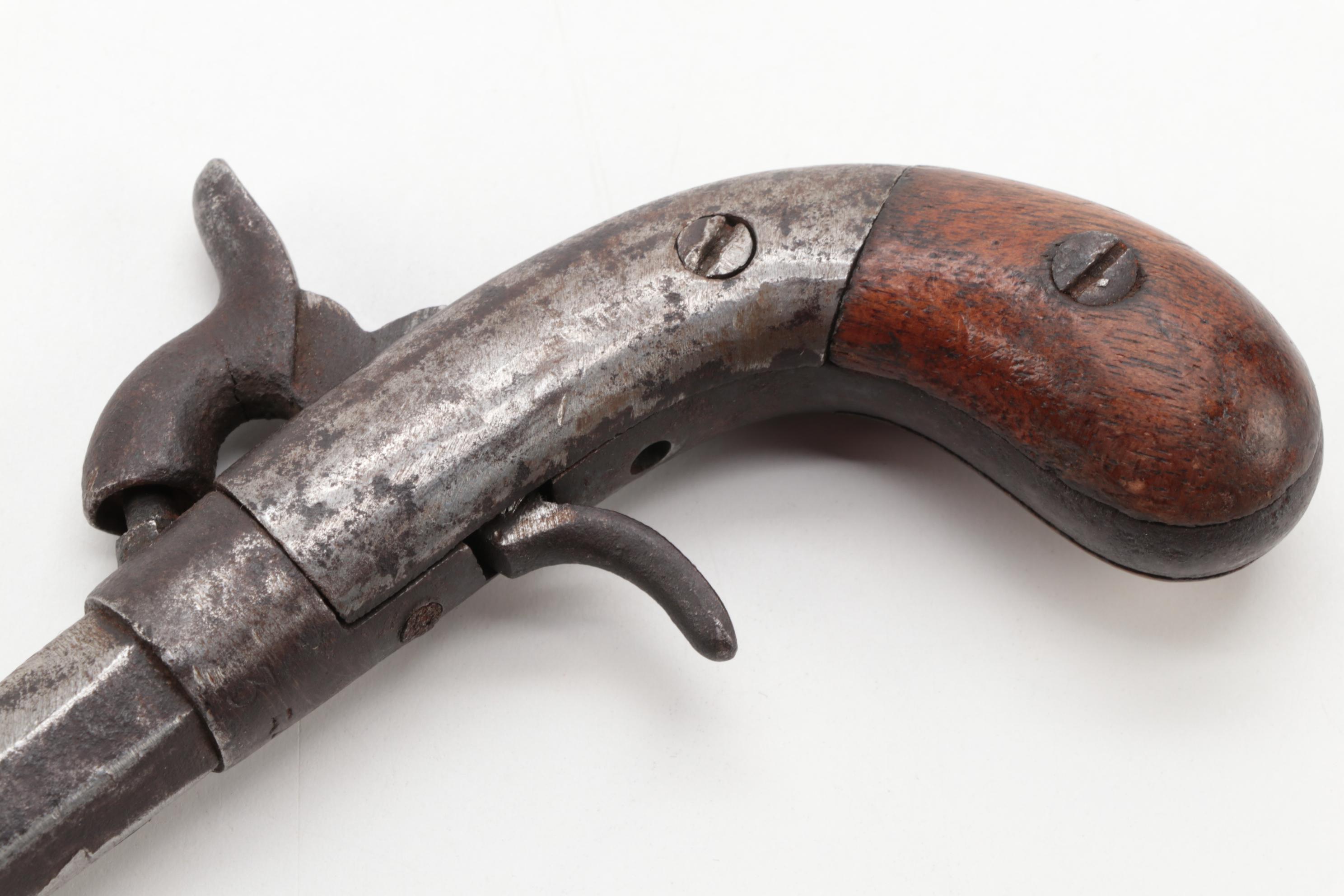 Antique Single Shot Percussion Pistol