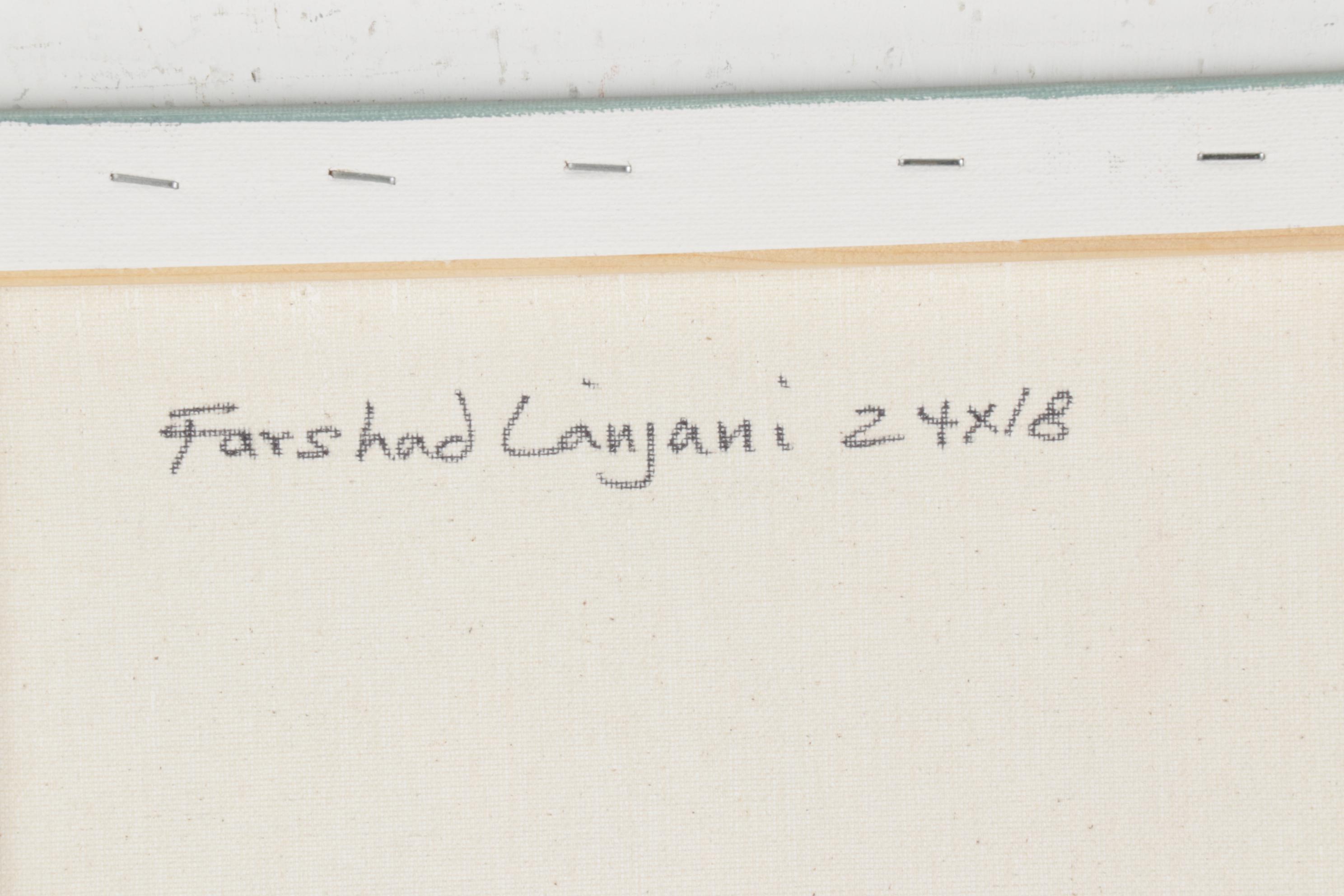 Farshad Lanjani Acrylic Painting of City Street at Sunset, 21st Century