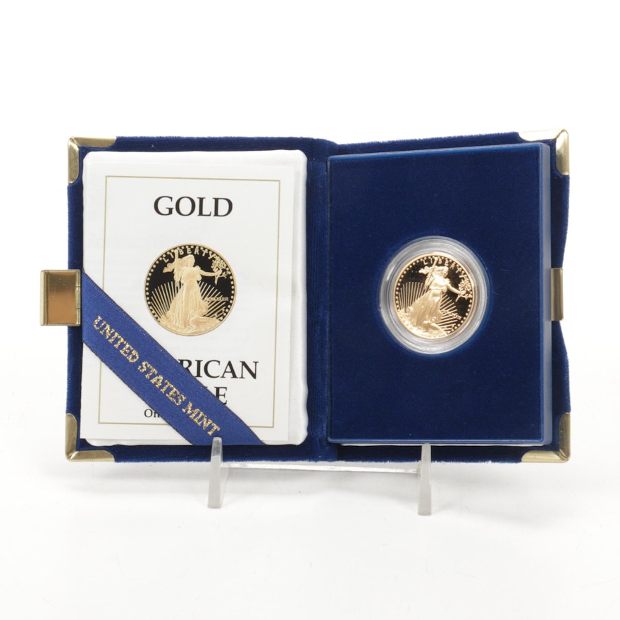 1989 $25 1/2 Troy Ounce American Eagle Gold Proof Bullion Coin