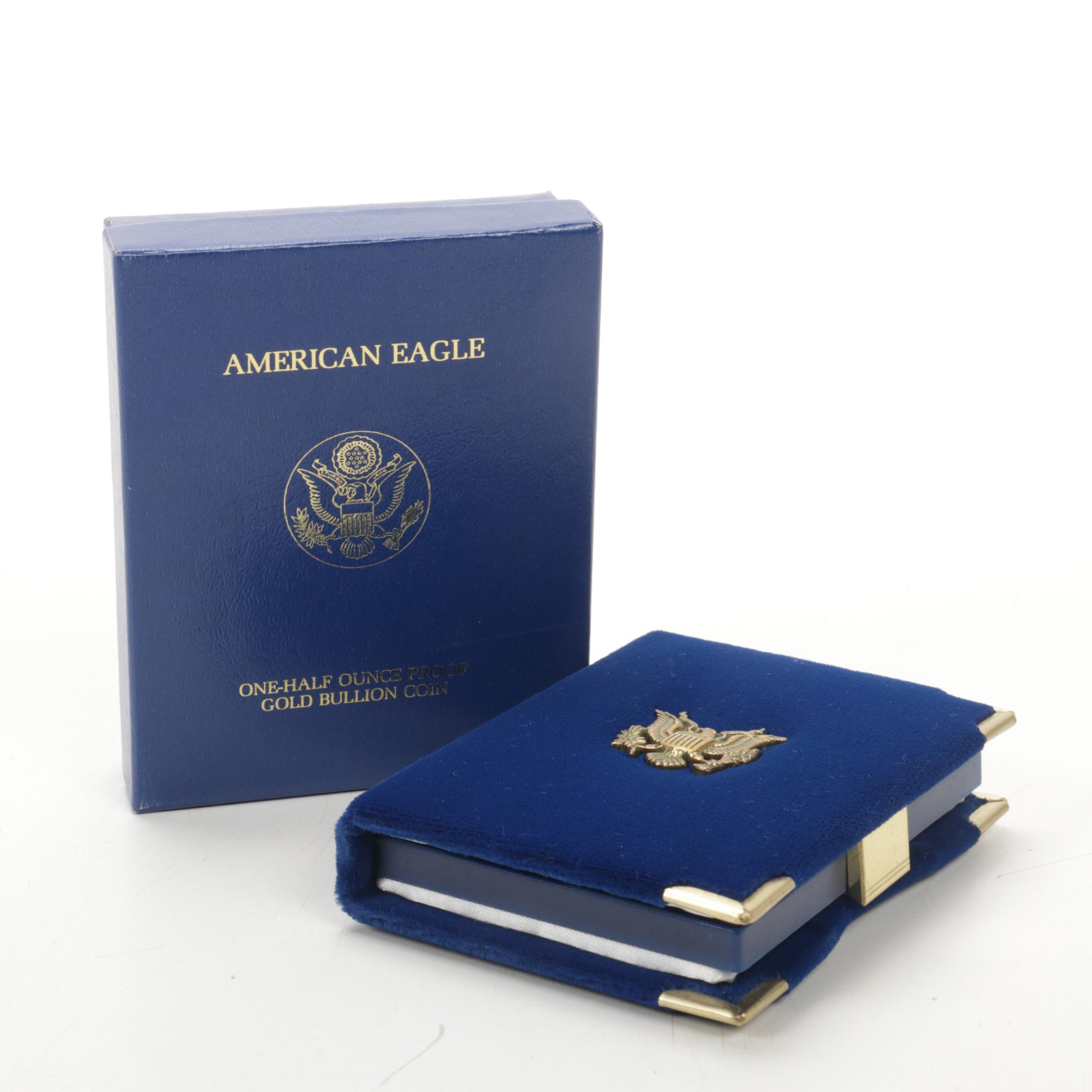 1989 $25 1/2 Troy Ounce American Eagle Gold Proof Bullion Coin