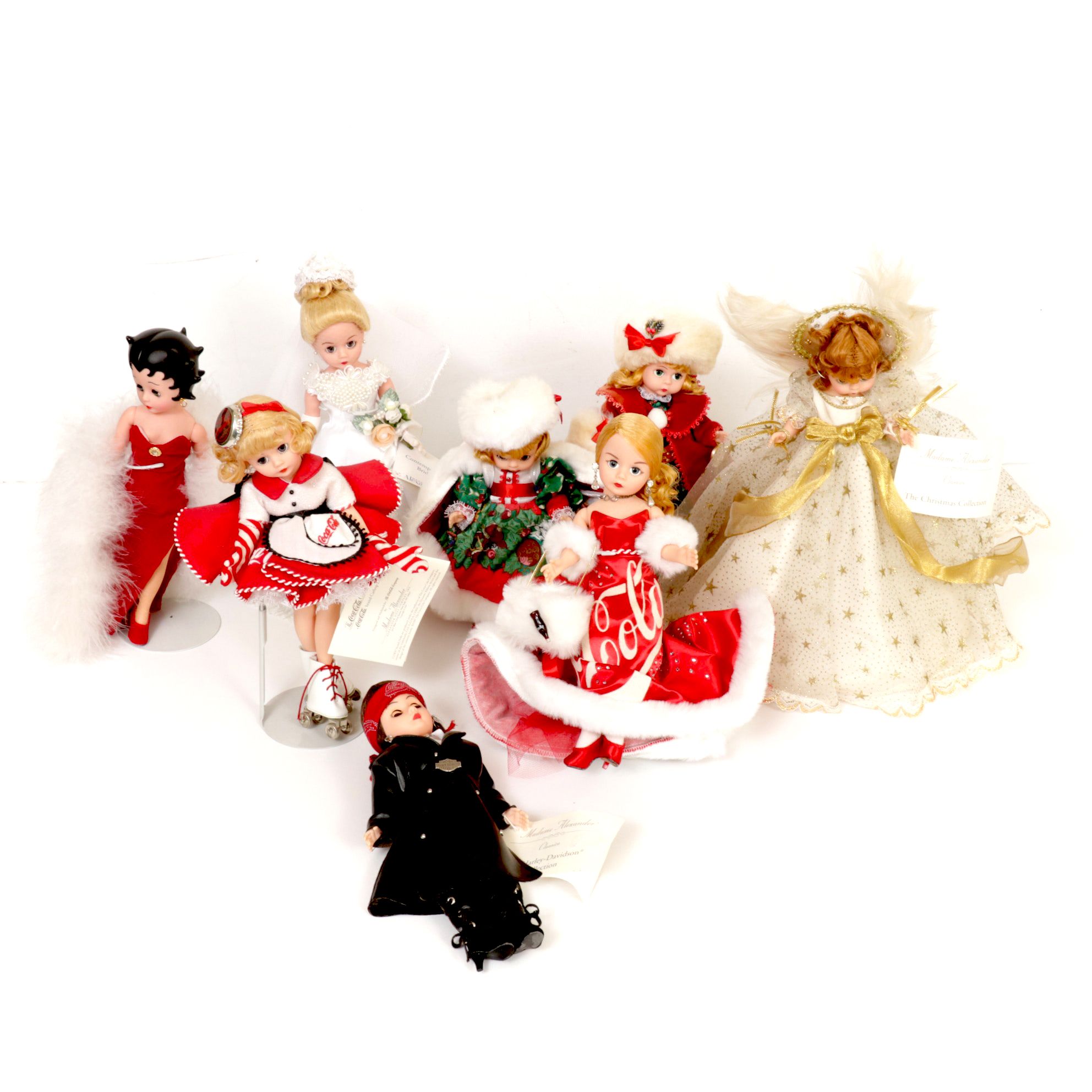 Madame Alexander Dolls Including "Betty Boop", Coca-Cola Themed and More