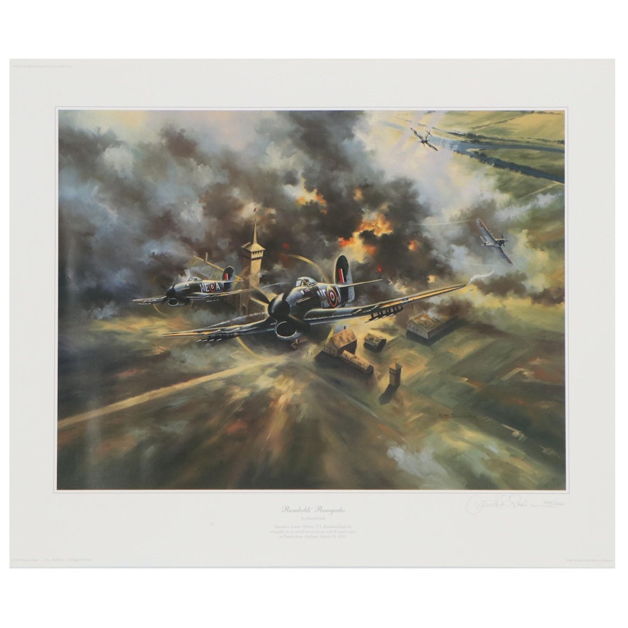 David Poole Offset Lithograph "Rumbolds' Renegades," 1997