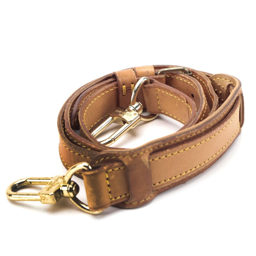 Louis Vuitton Keepall Bandouliere Strap in Vachetta Leather