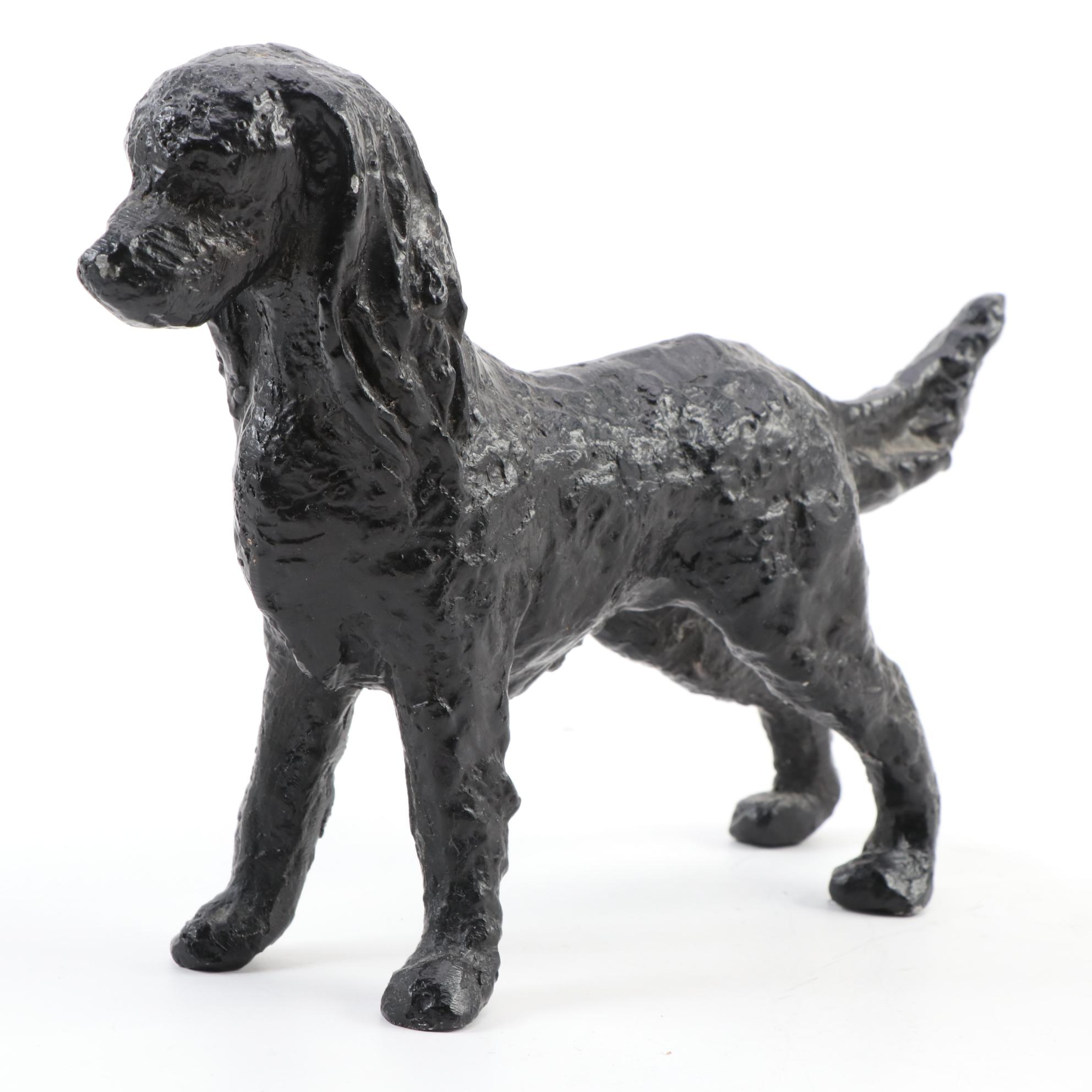 Cast Metal Springer Spaniel Figurine