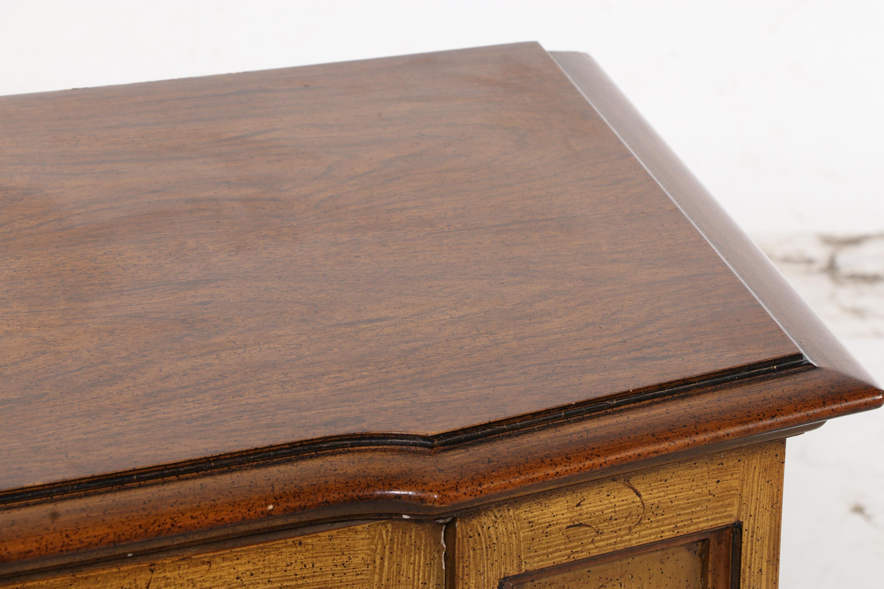 Magnavox "Venetian" Vinyl Grained Stereo Console Cabinet, 1970s