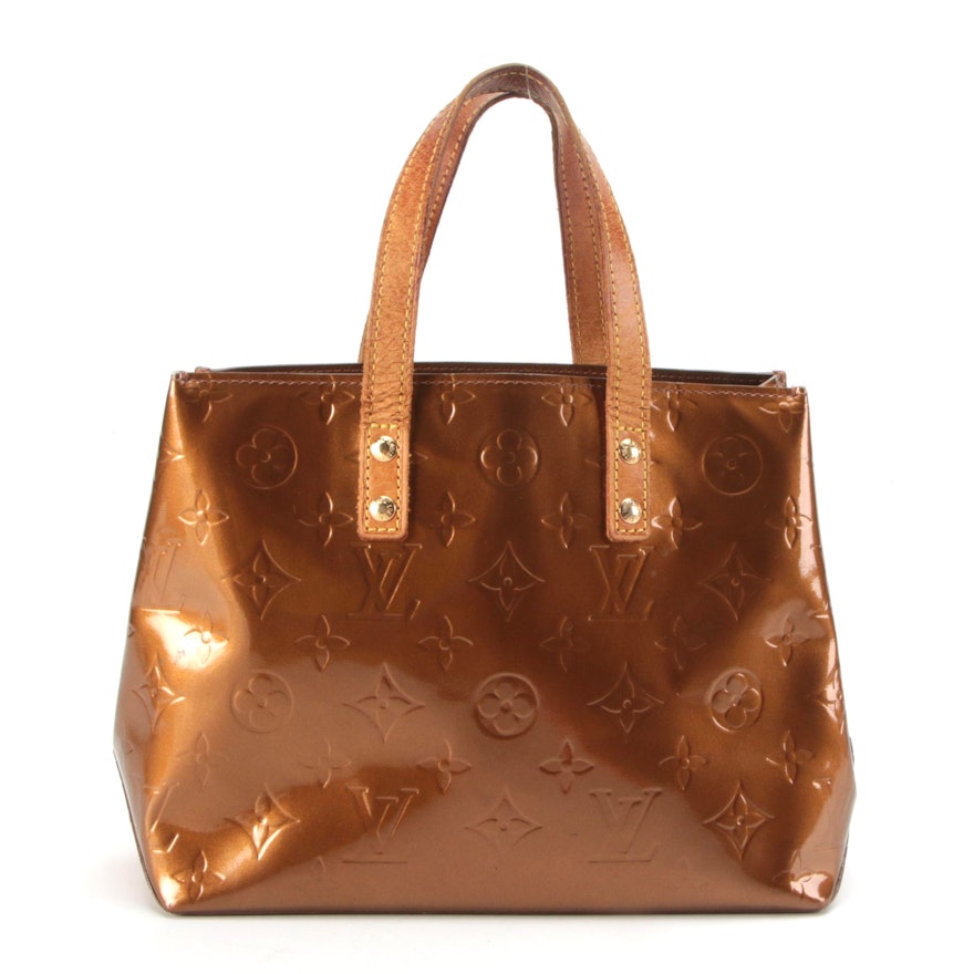 Louis Vuitton Reade PM in Bronze Monogram Vernis