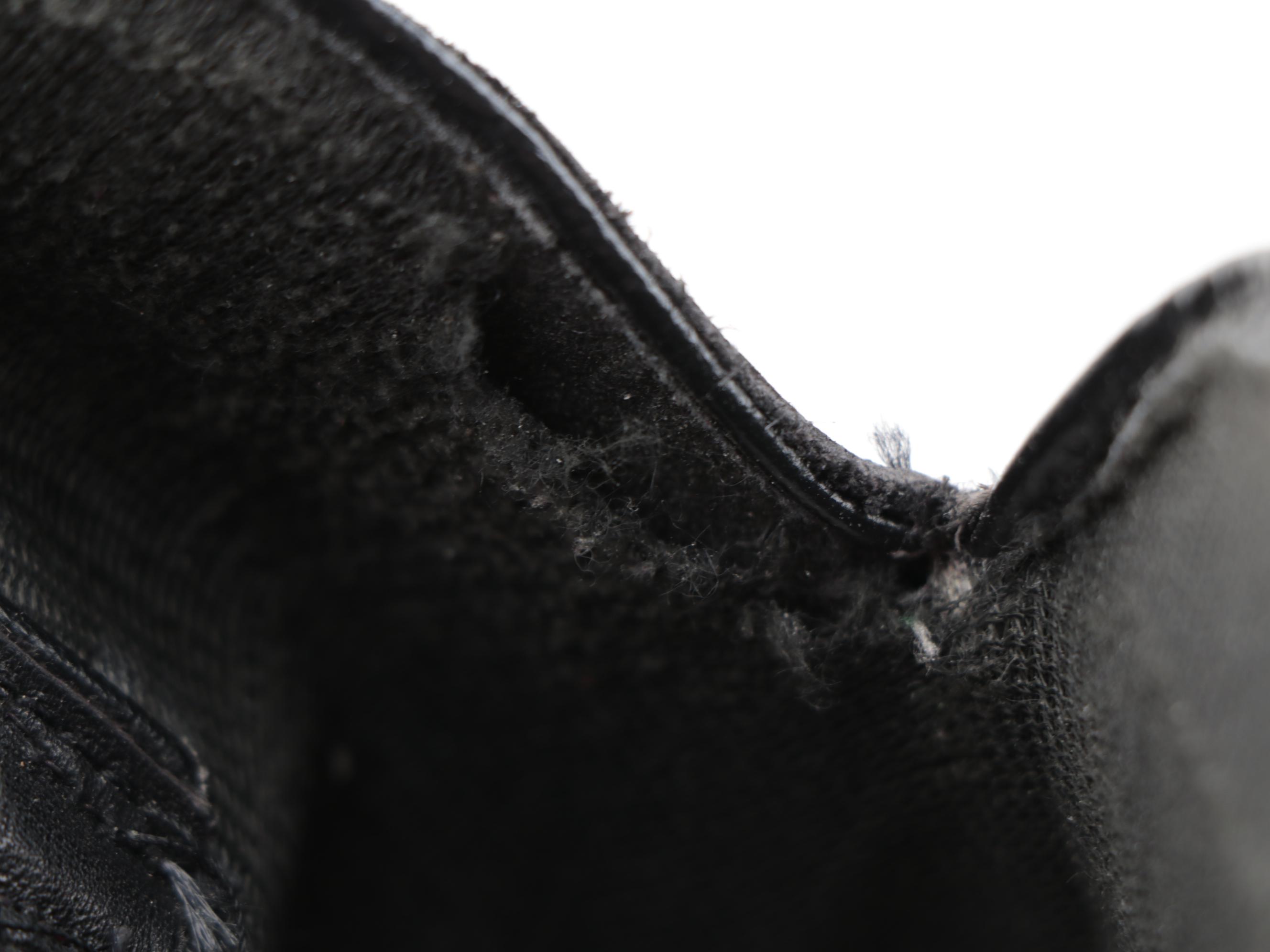 Laredo Black Leather Mid-Calf Toe Strap Boots with Merrell Shoe Box