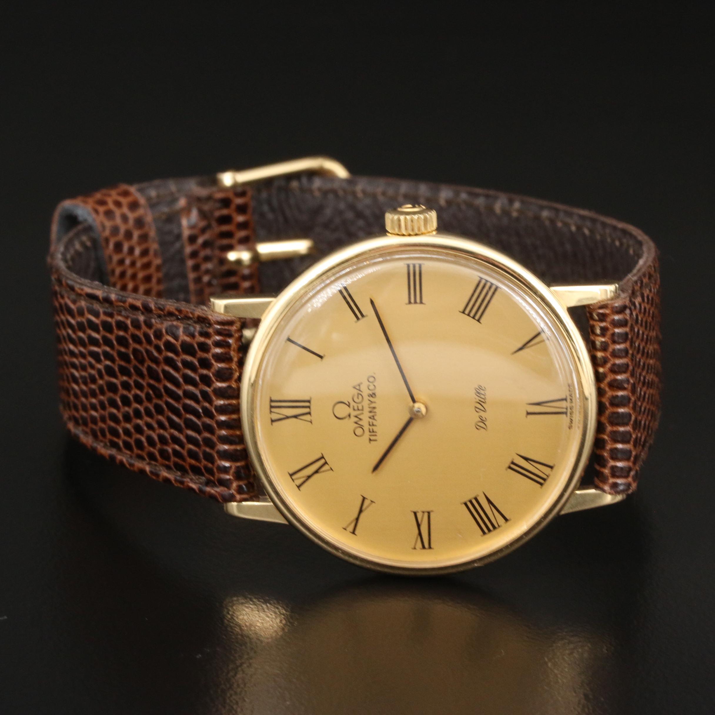 Omega De Ville for Tiffany & Co. 18K Watch