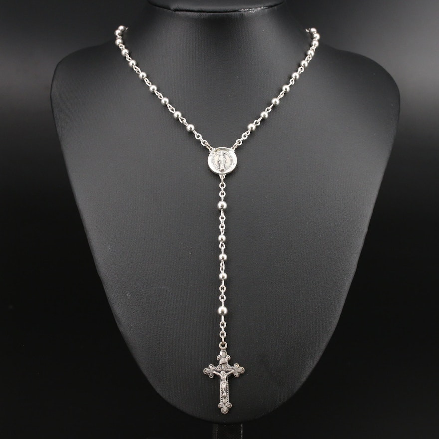 Creed Sterling Silver Rosary