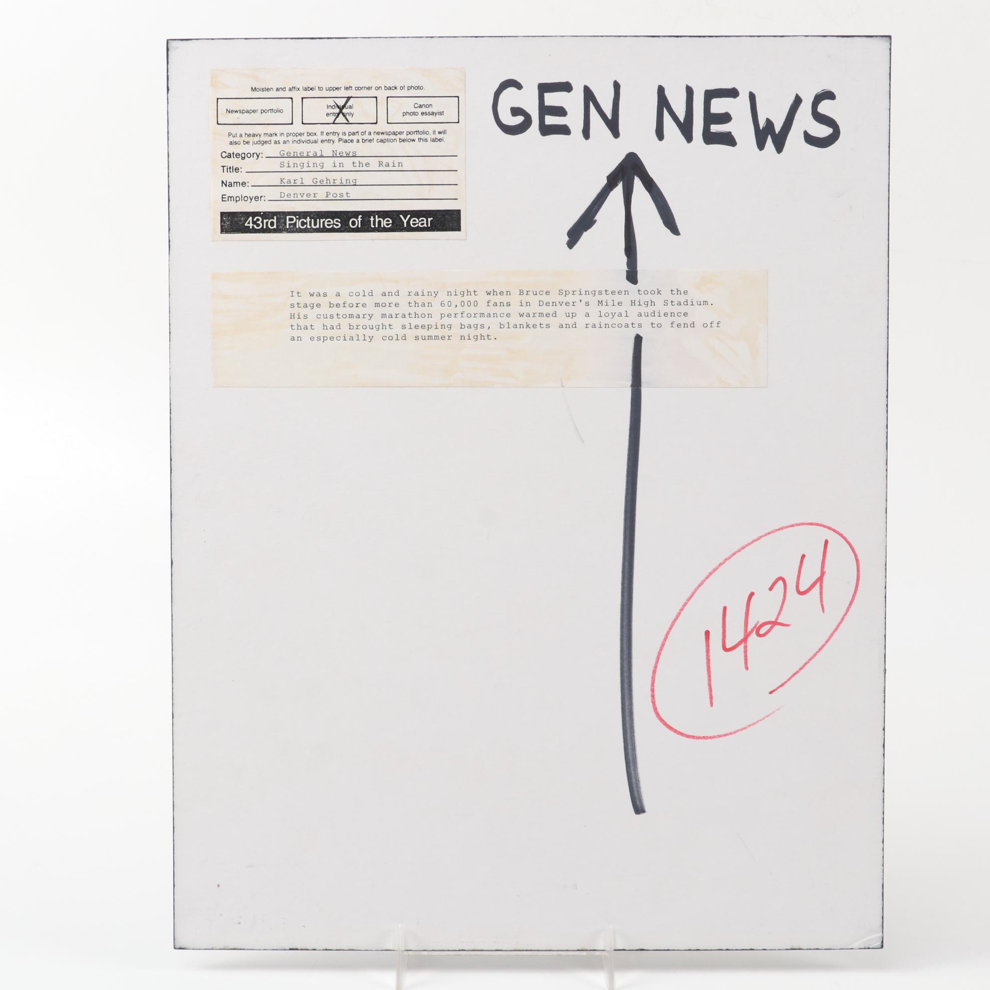 The Denver Post Photos of Bruce Springsteen in Concert and More